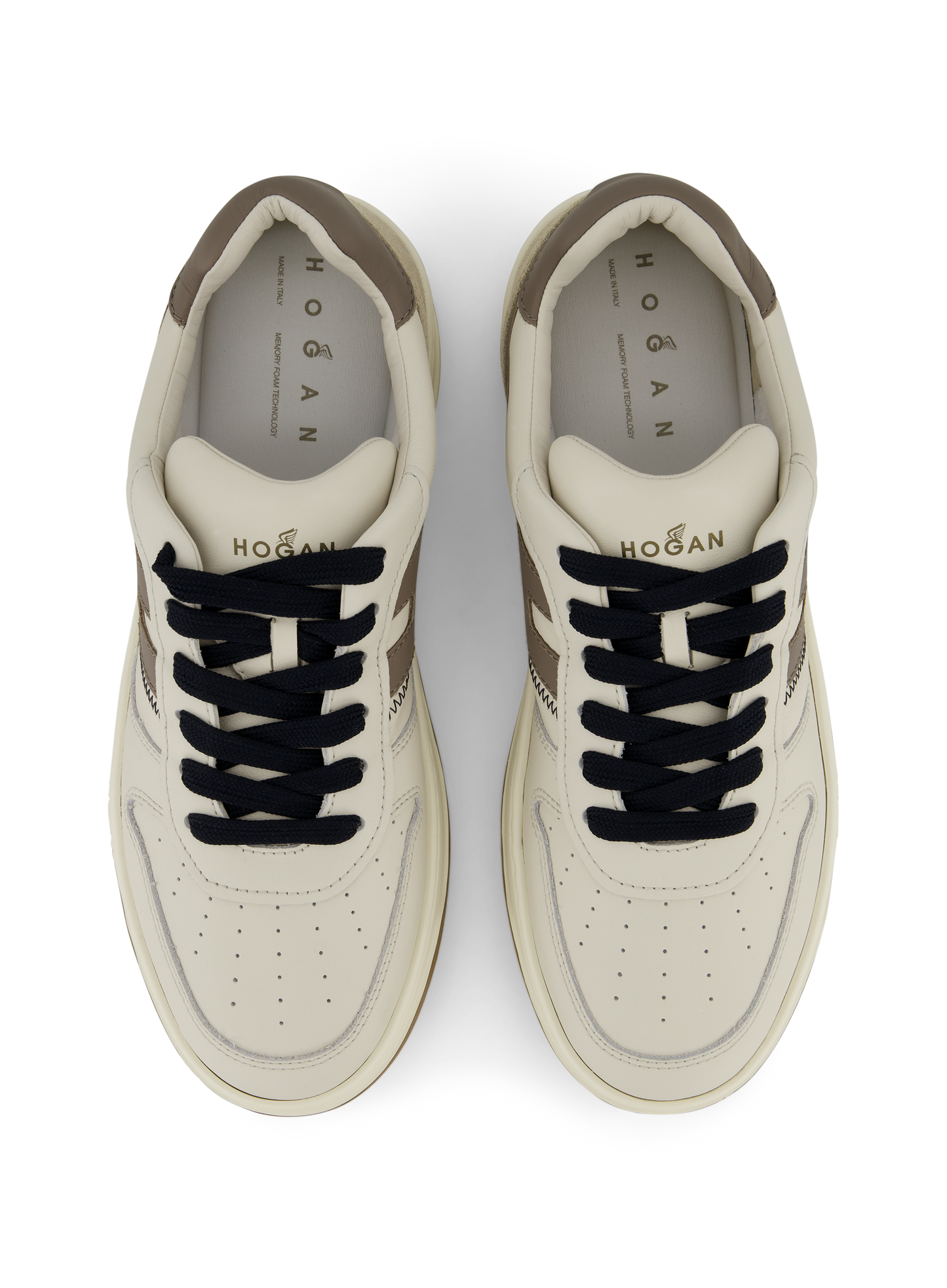 H630 sneakers van leer | Beige