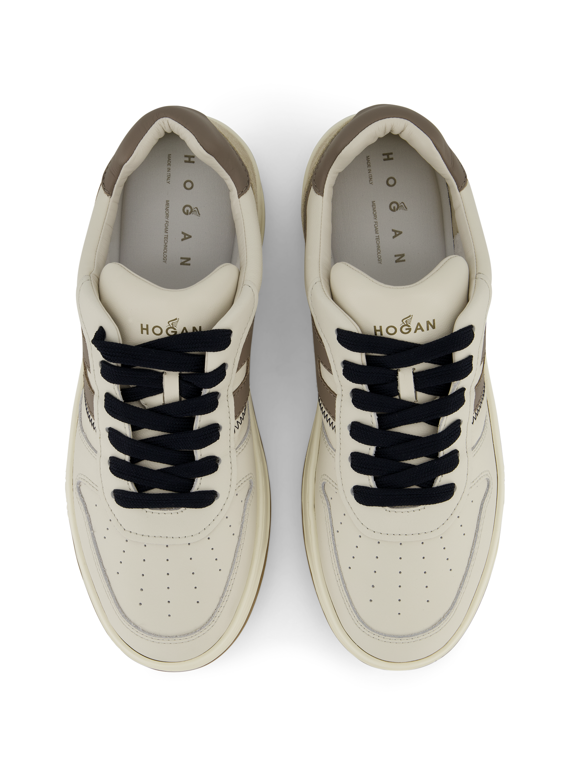H630 sneakers van leer | Beige