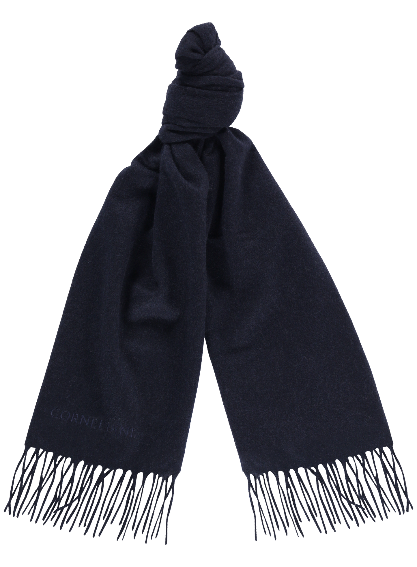 Shawl van cashmere | BLUE NAVY