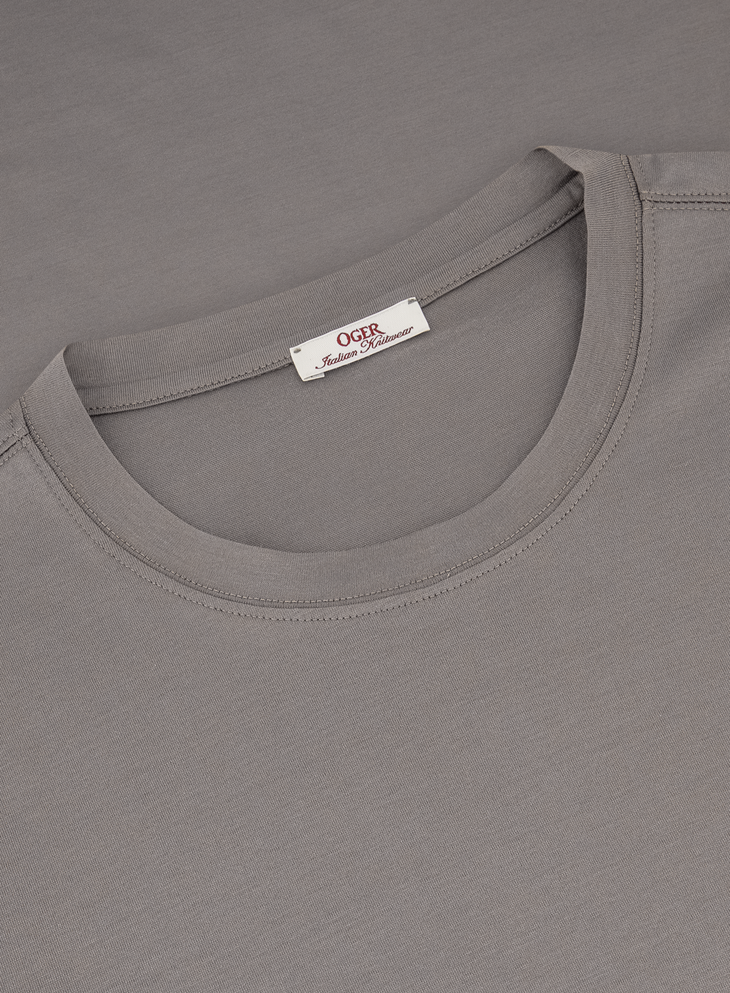 T-shirt van katoen | FULL_WIDTH | TAUPE