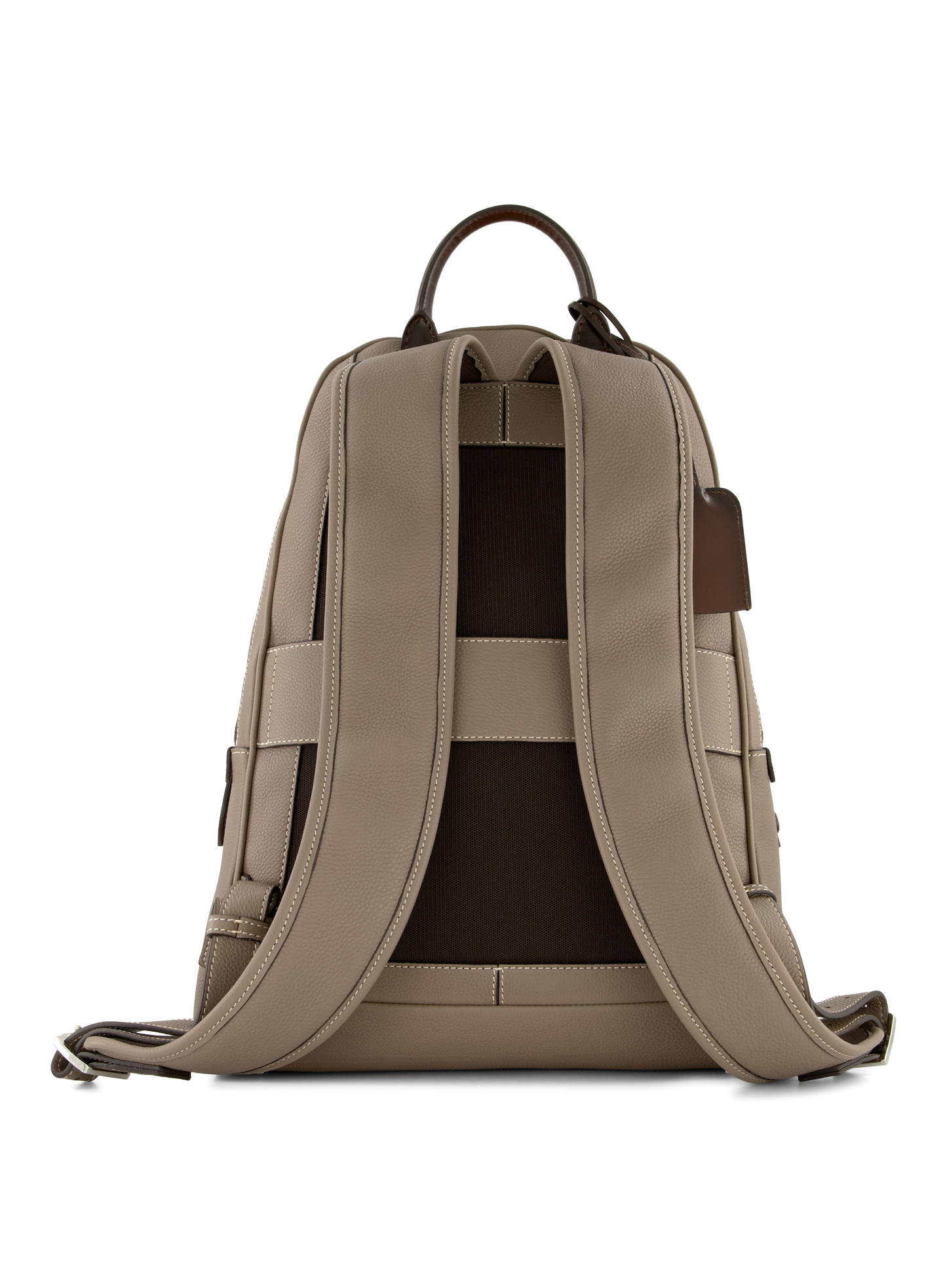 Rugzak van leer | TAUPE