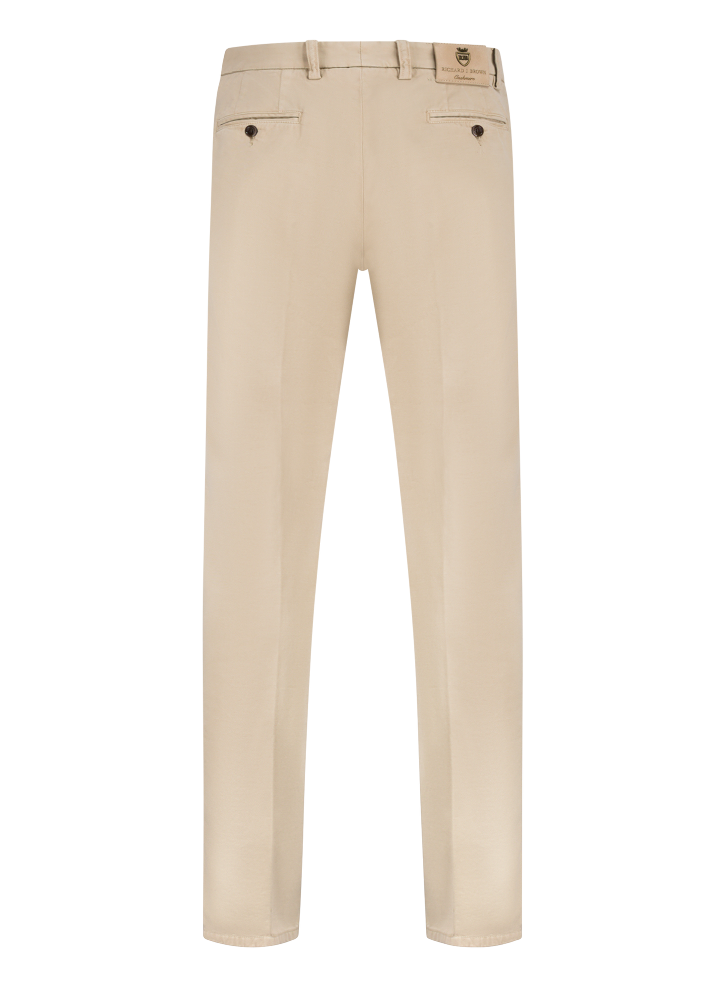 Singapore pantalon van katoen en cashmere | Beige