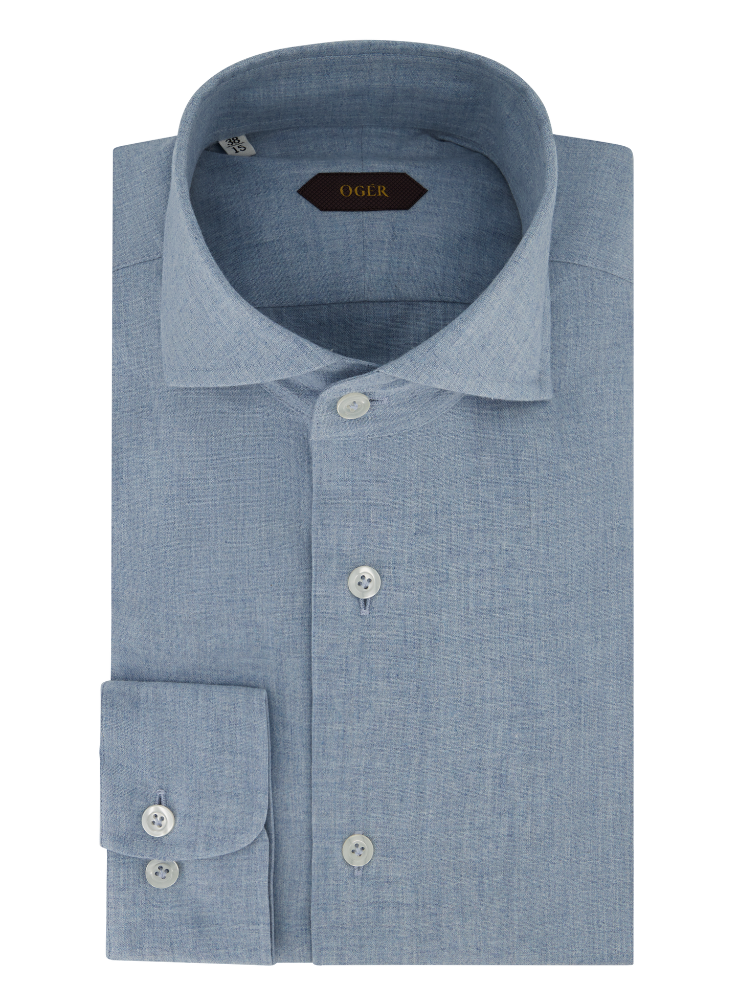 Shirt van katoen | L.Blauw