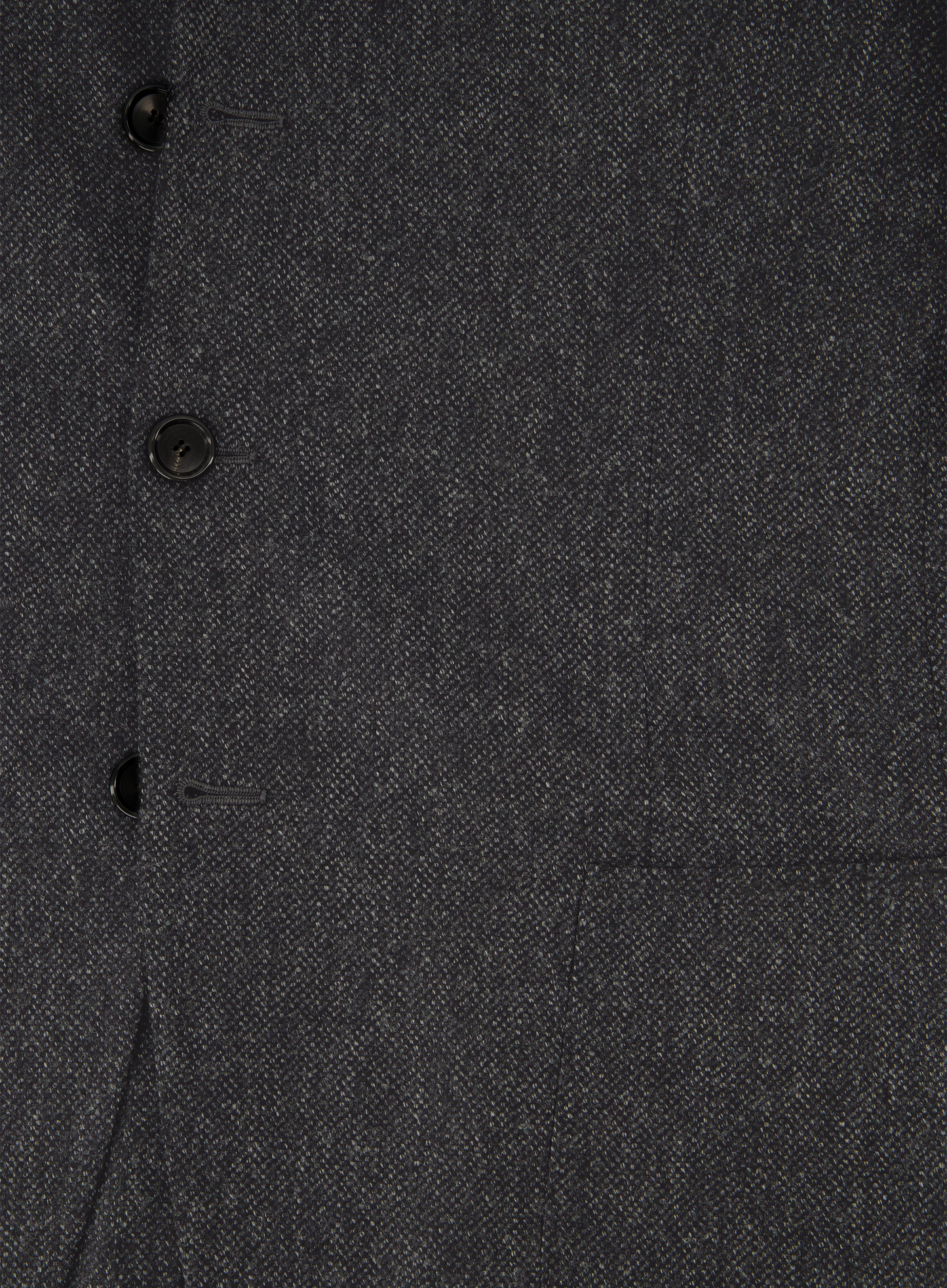 Handgemaakt jasje van cashmere | FULL_WIDTH | Antraciet