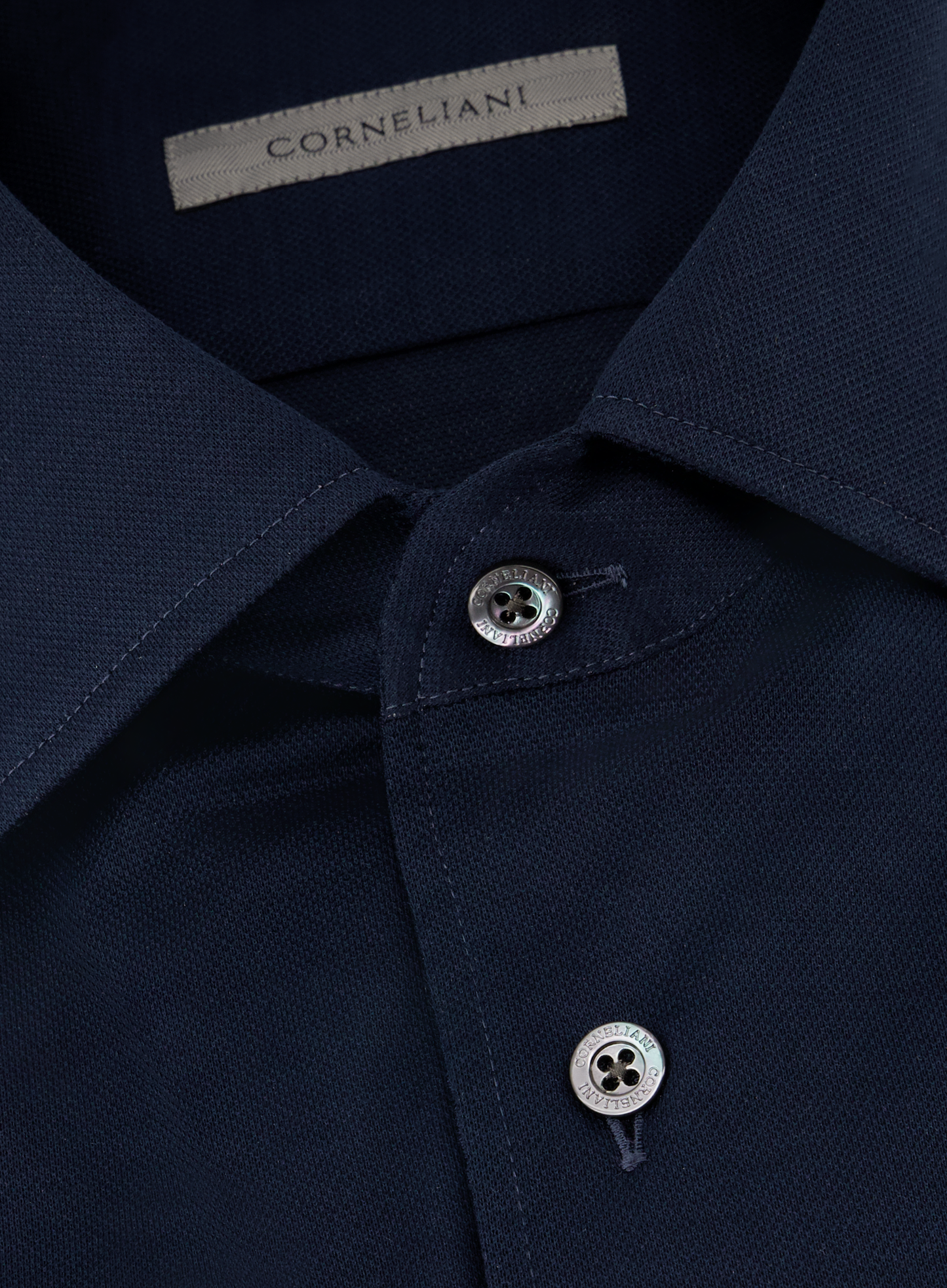 Shirt van katoen | FULL_WIDTH | BLUE NAVY