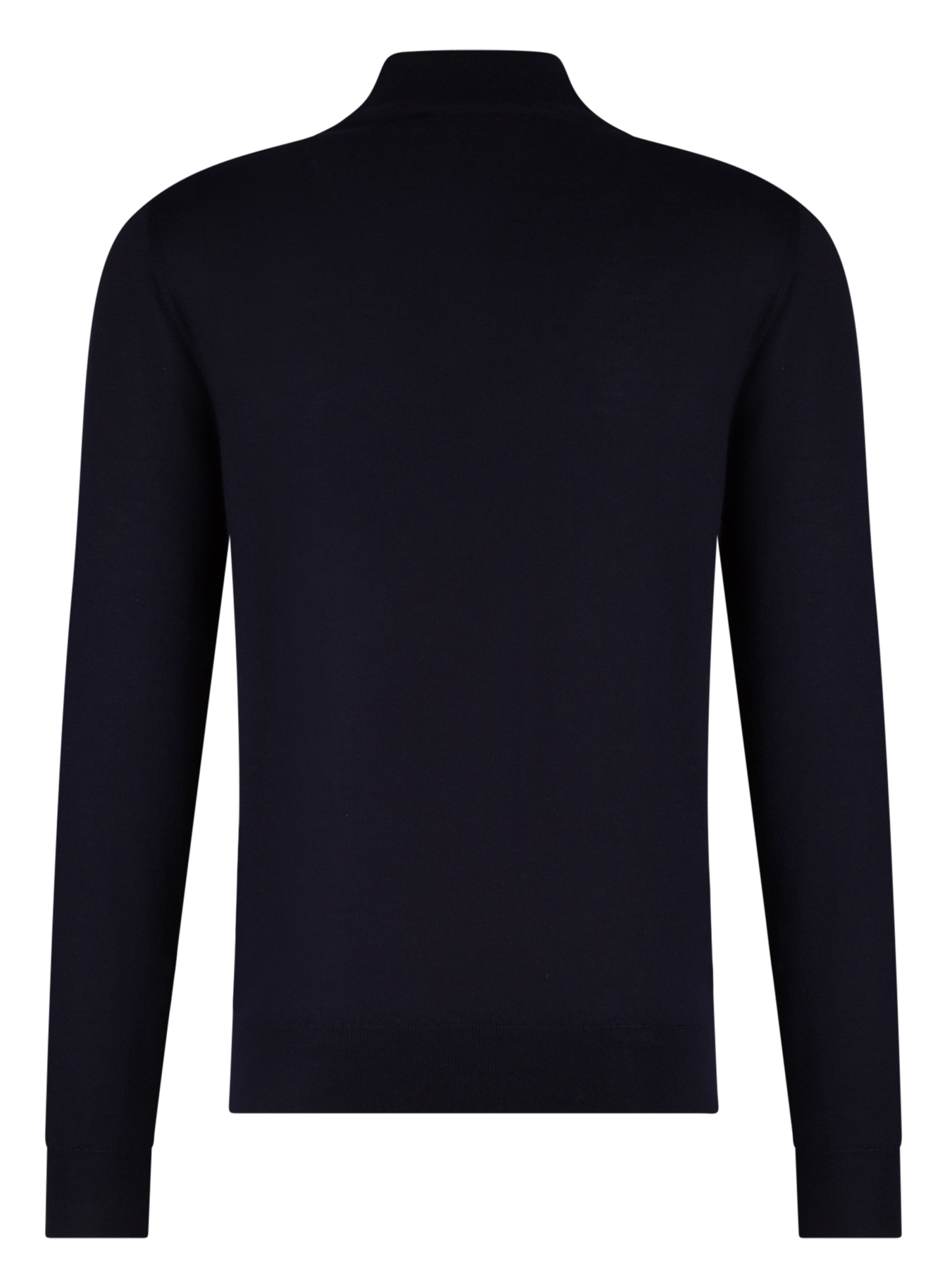 Half-zip vest van cashmere en zijde | BLUE NAVY