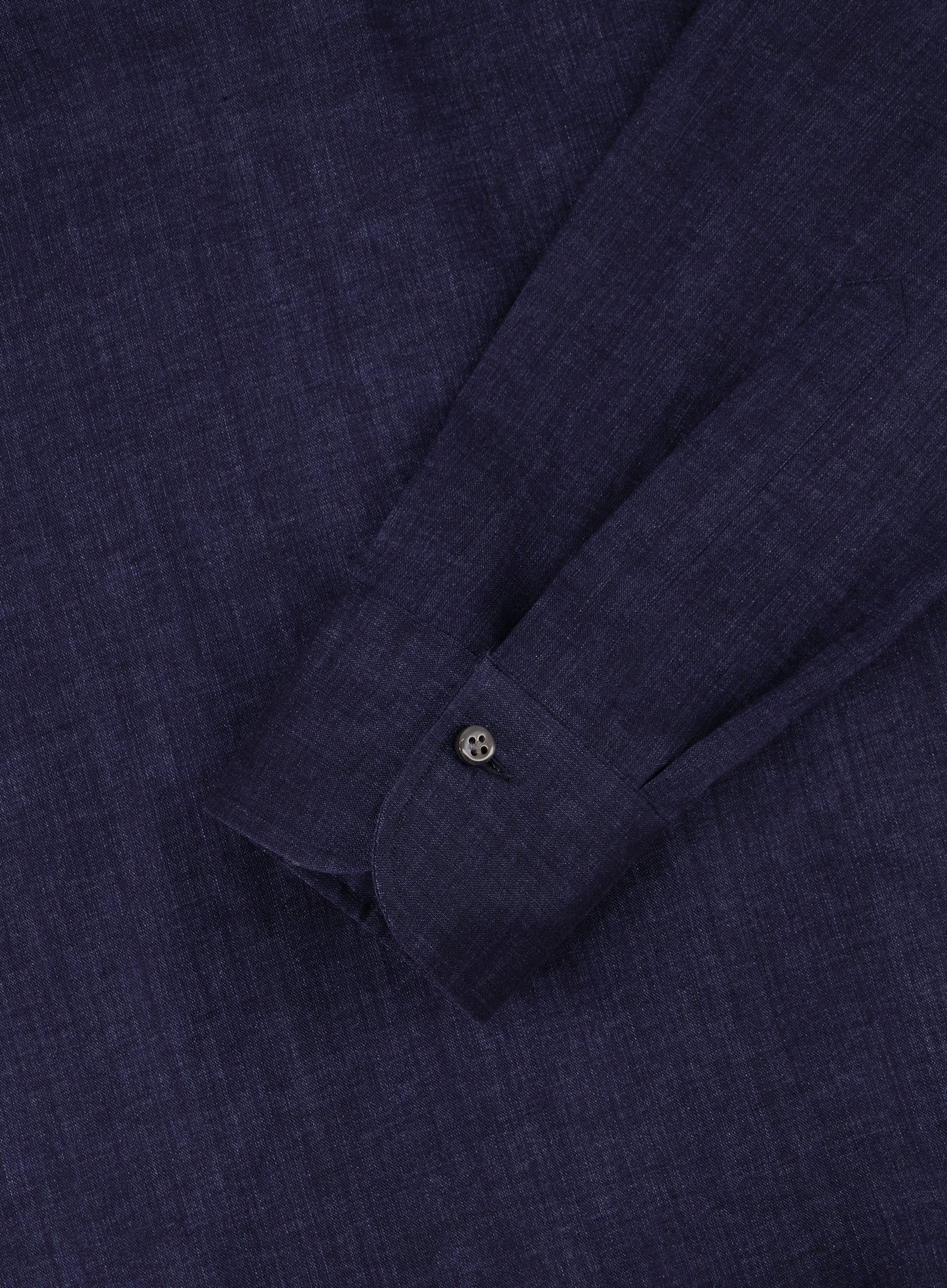 Stretch shirt van linnen | BLUE NAVY