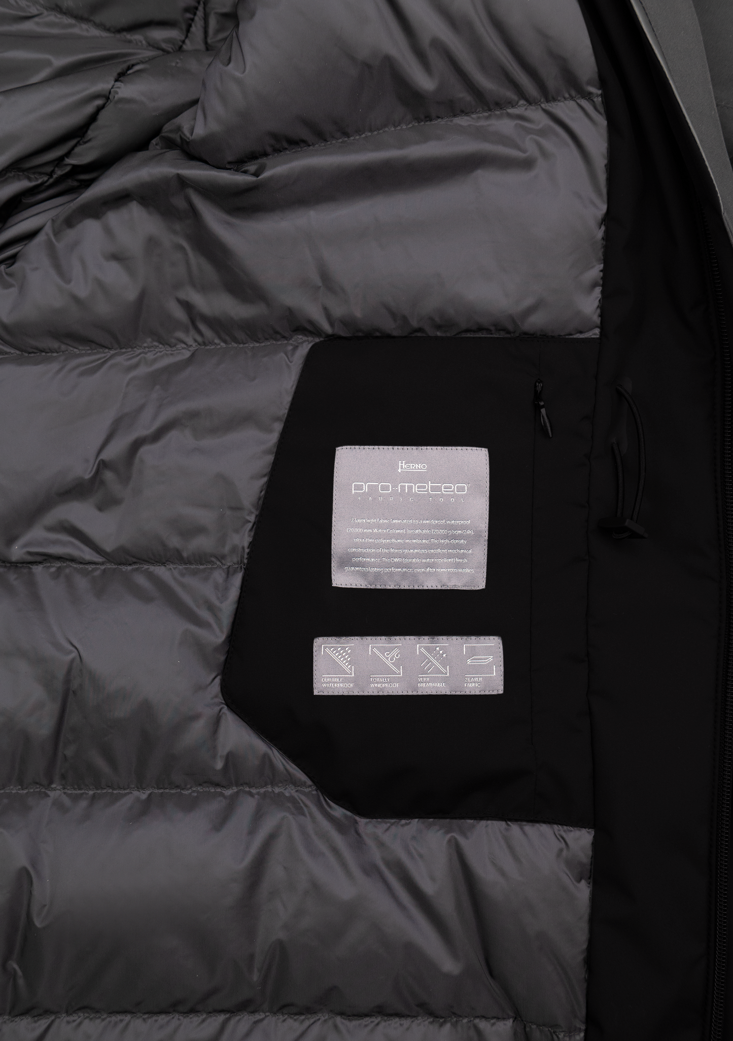 Waterafstotende jas | FULL_WIDTH | Zwart