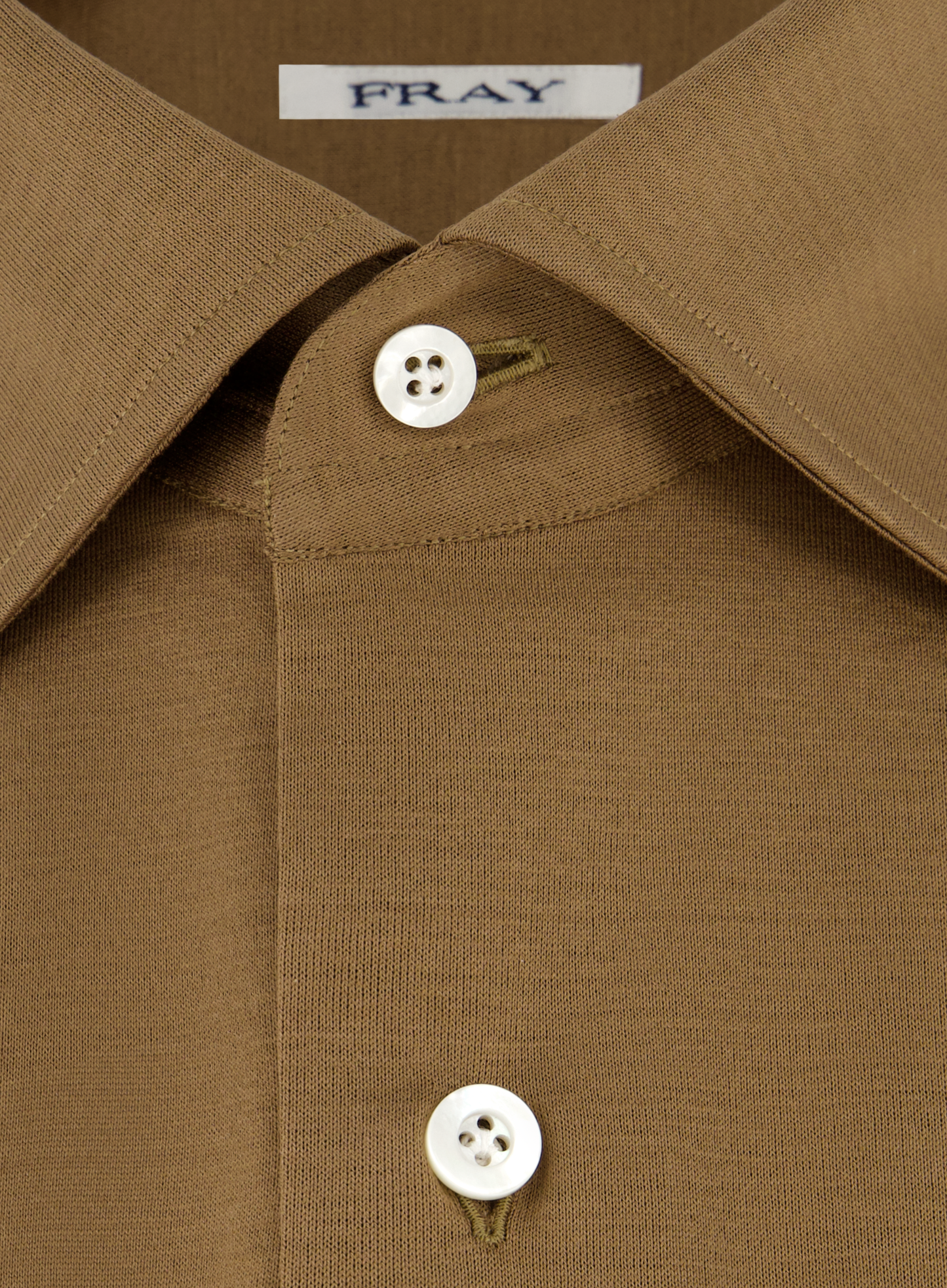 Gabriel shirt van katoen | FULL_WIDTH | Camel