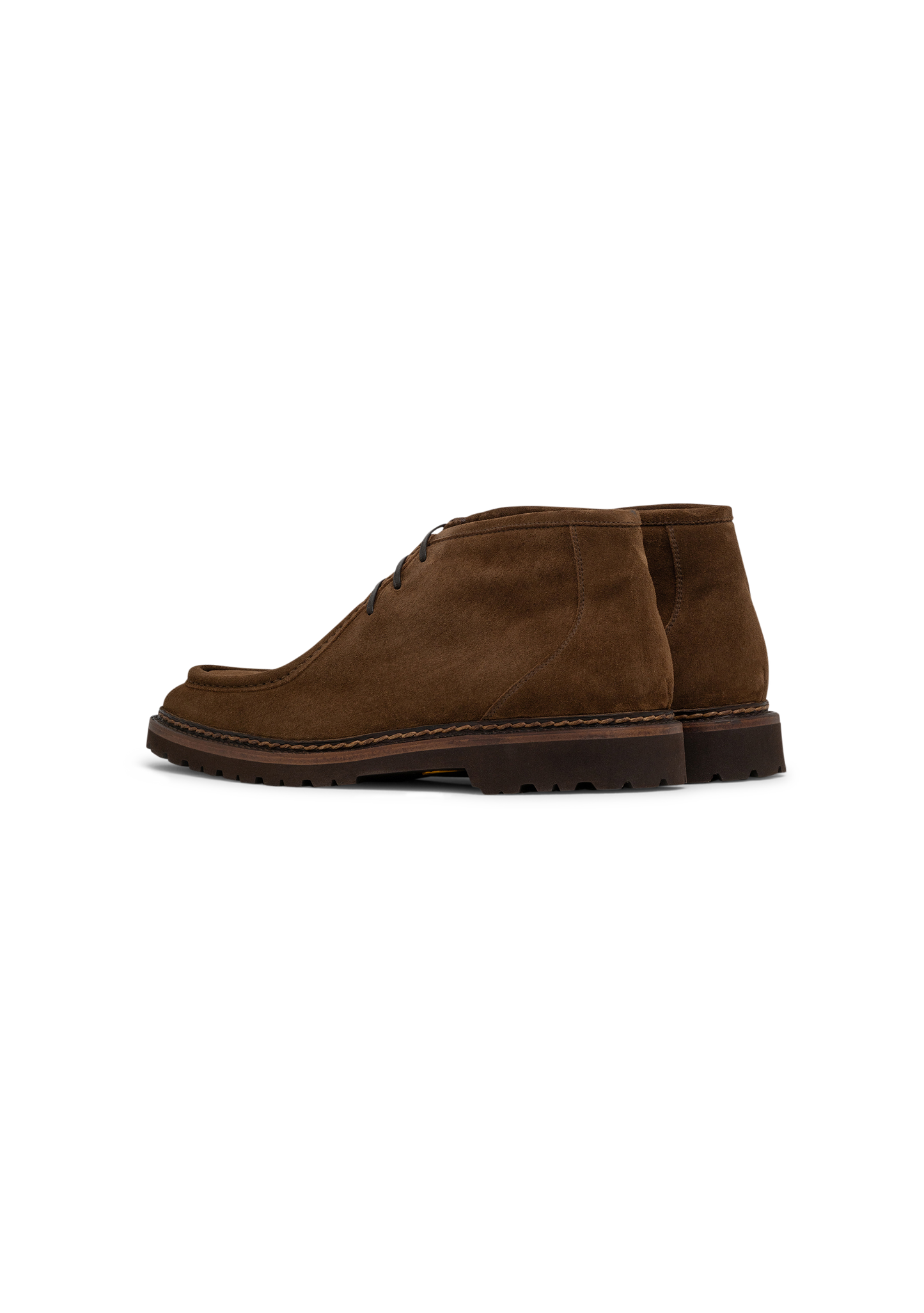 Parabontoni veterschoenen van suède | Bruin