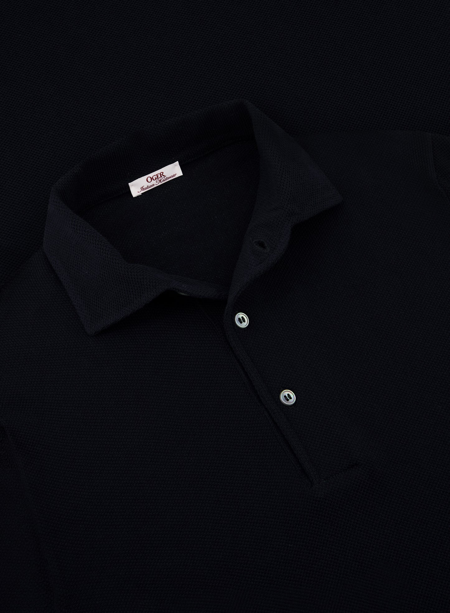 Pique polo van katoen | BLUE NAVY