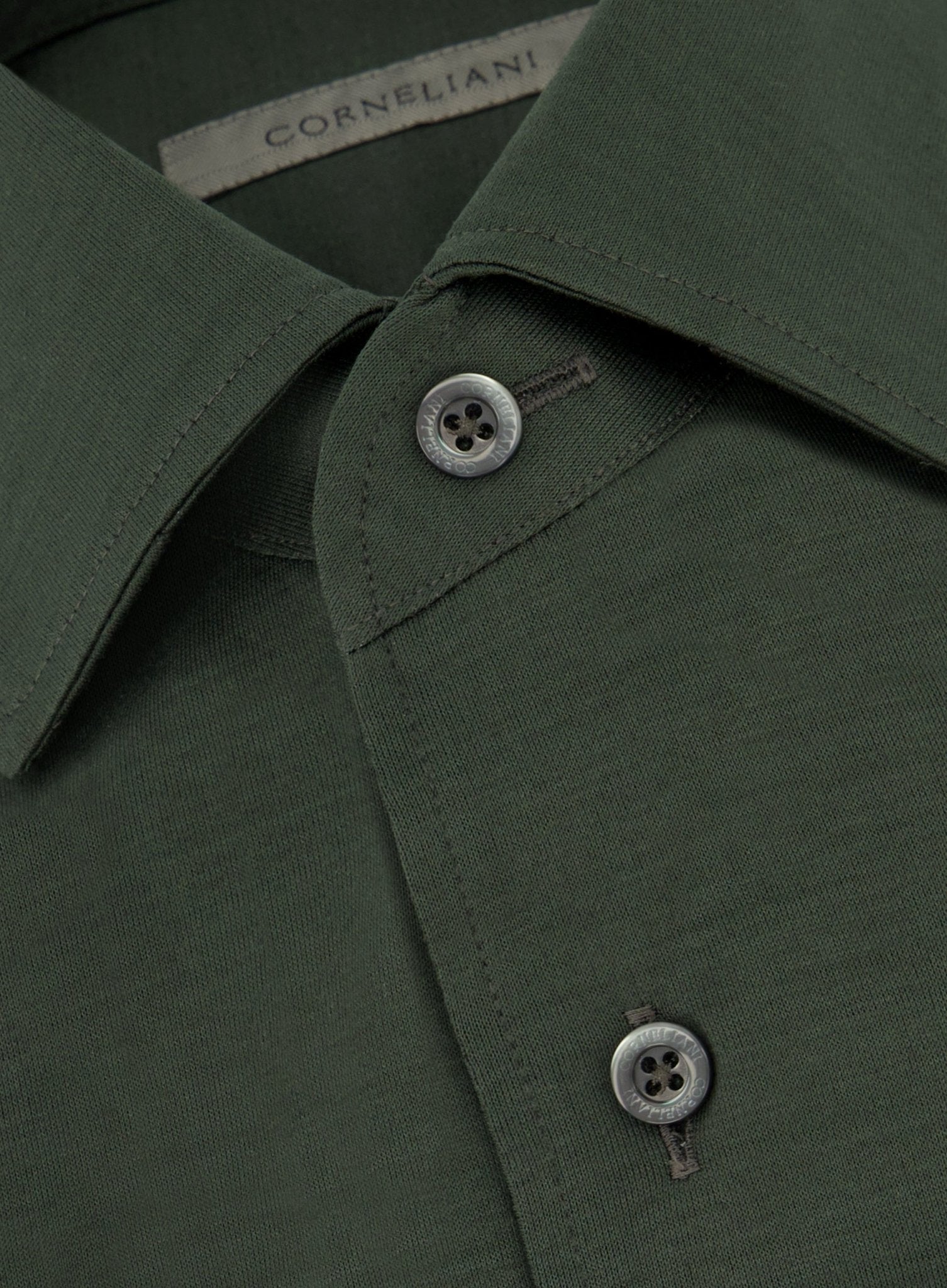 Shirt van katoen | D.Groen