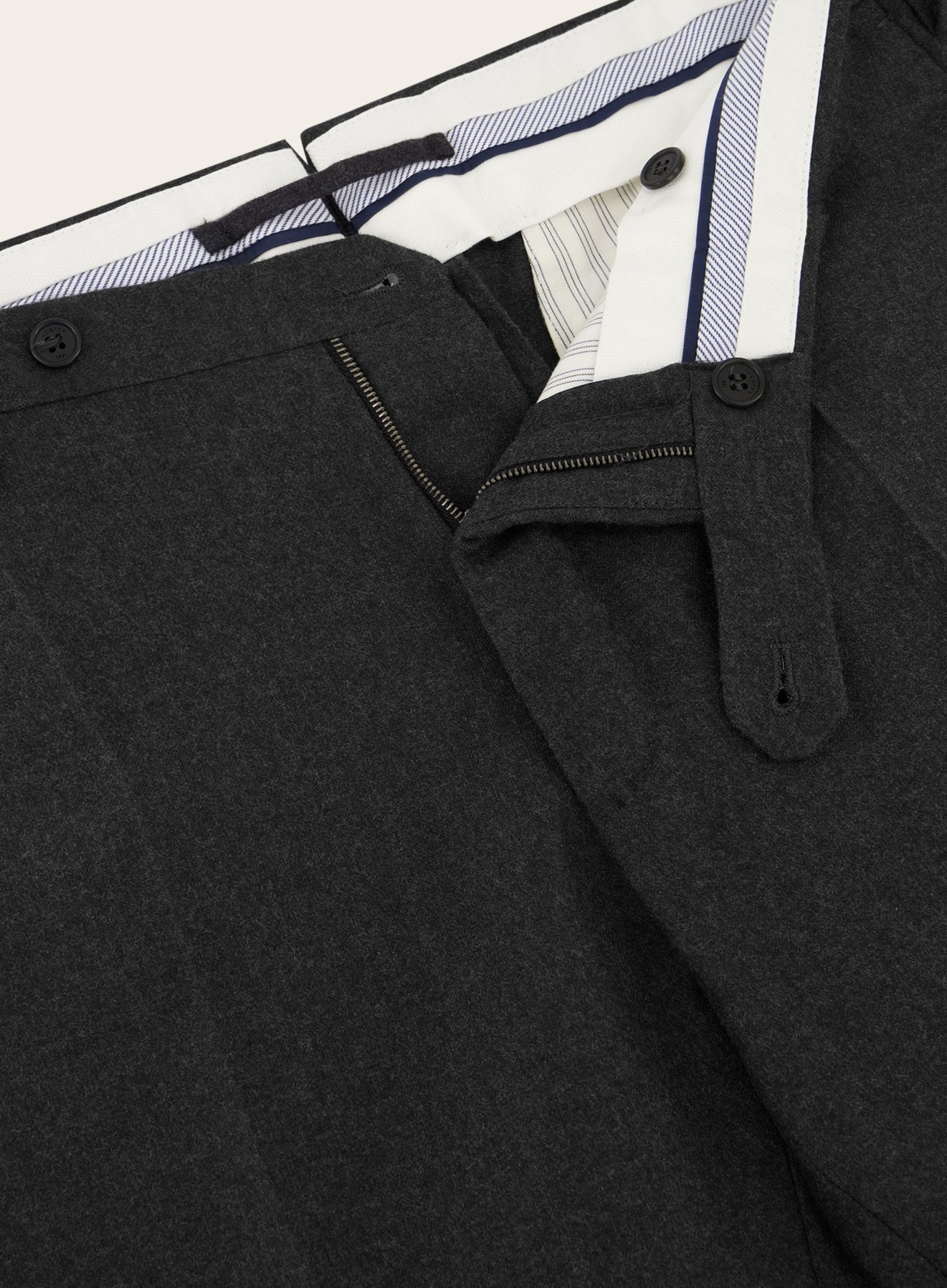 Pantalon van katoen | Antraciet