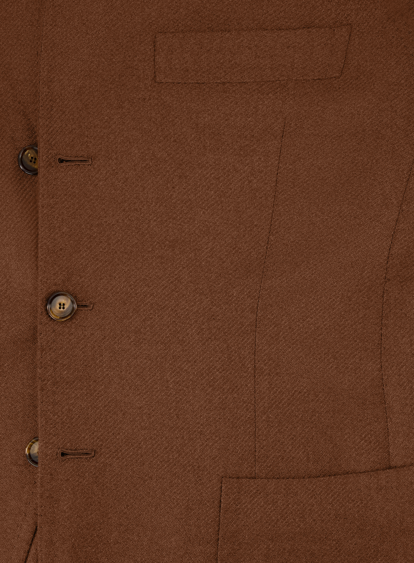 Handgemaakt jasje van Cashmere | FULL_WIDTH | Bruin