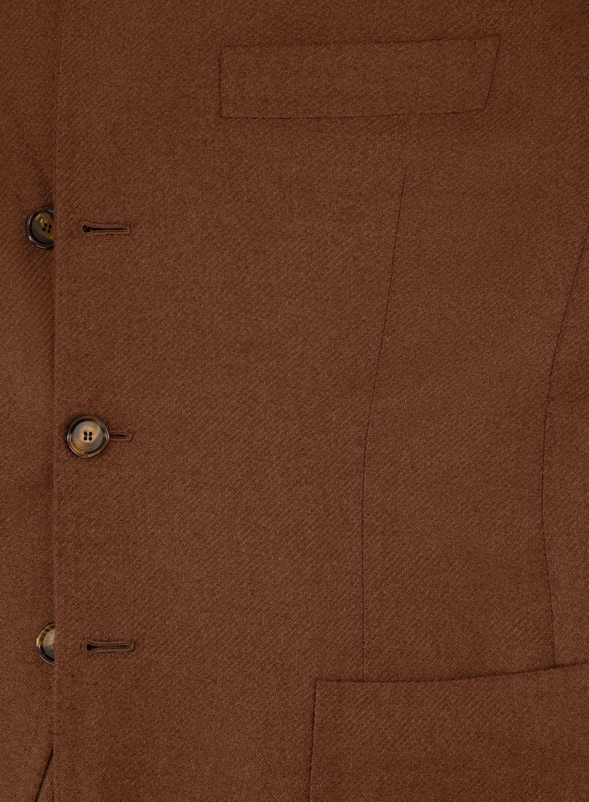 Handgemaakt jasje van Cashmere | FULL_WIDTH | Bruin