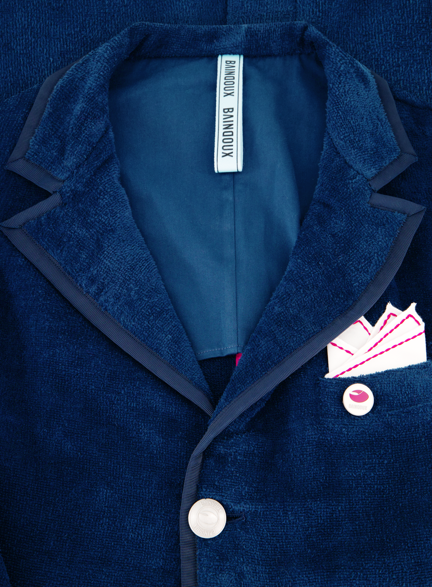 Courage jasje van katoen | FULL_WIDTH | BLUE NAVY