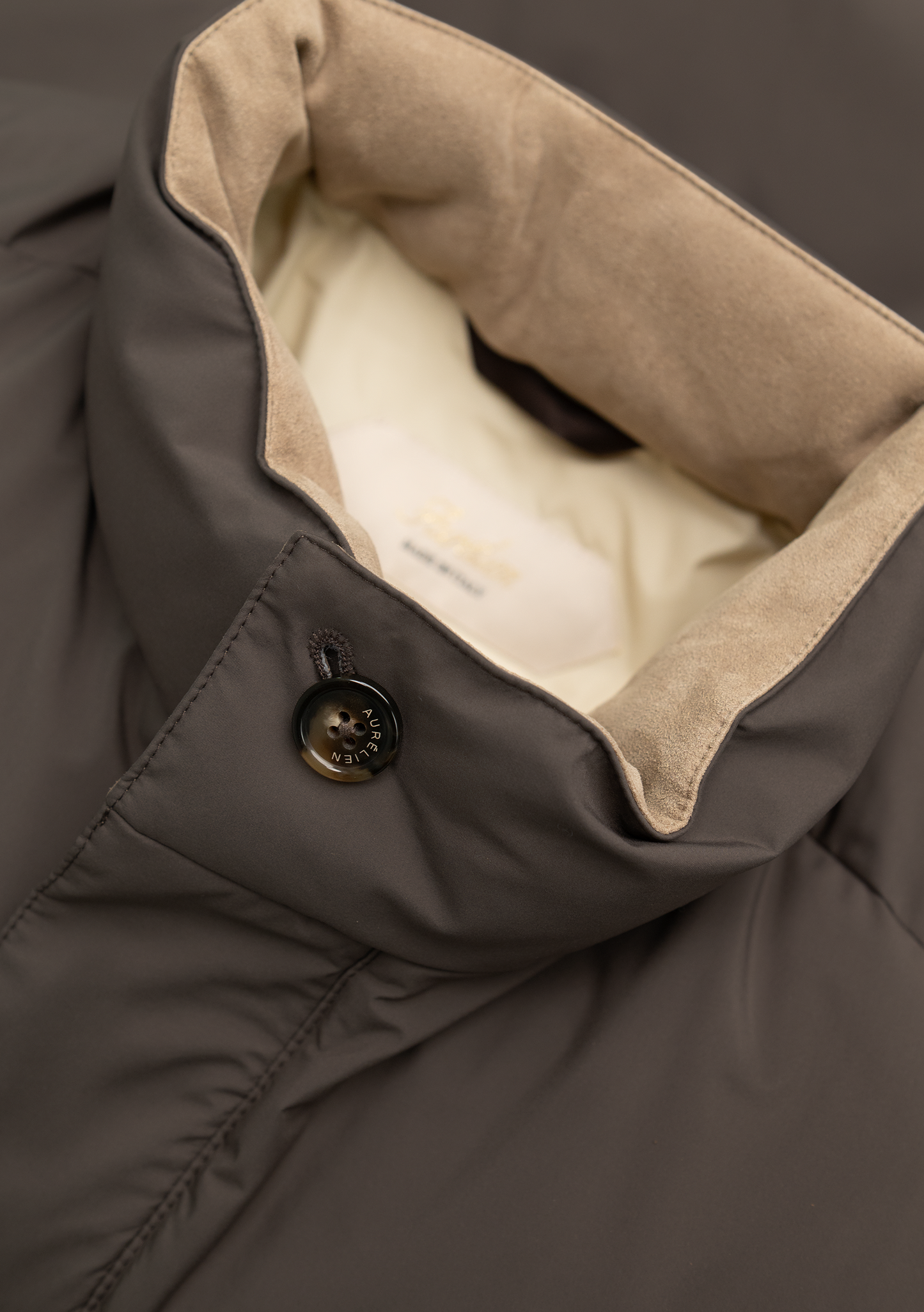 Gewatteerde bodywarmer | FULL_WIDTH | TAUPE