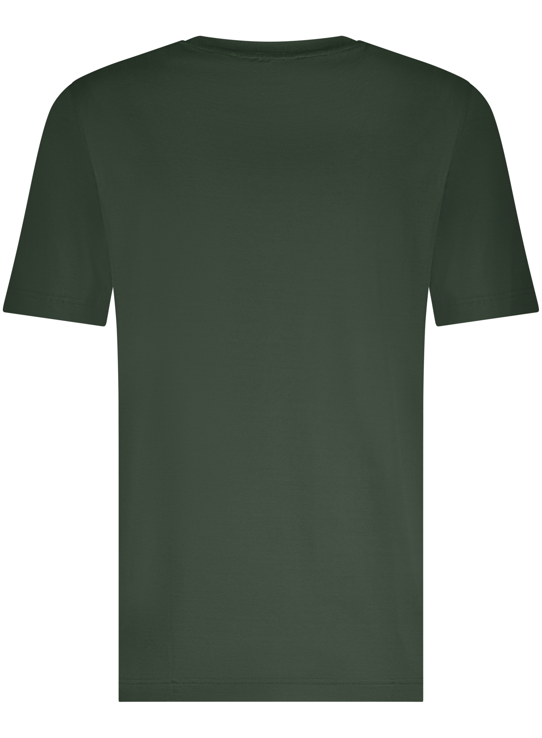 T-shirt van katoen | D.Groen