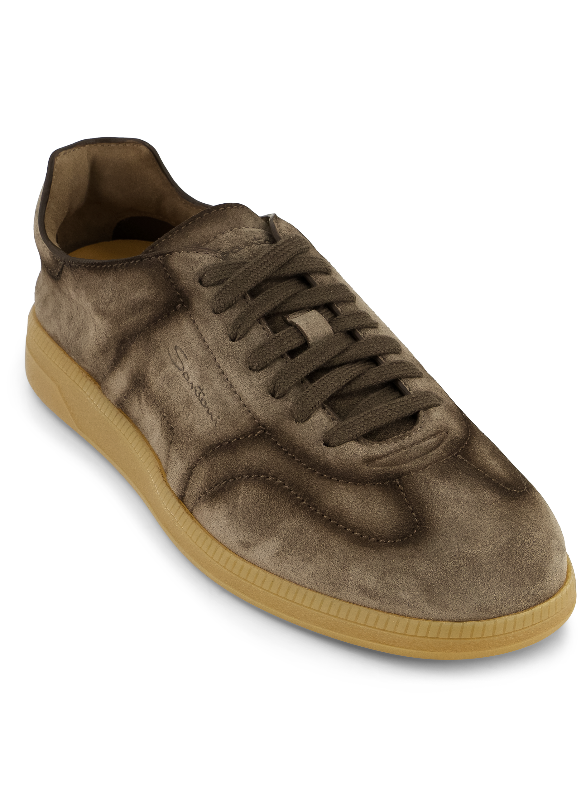 Sneakers van suède | TAUPE