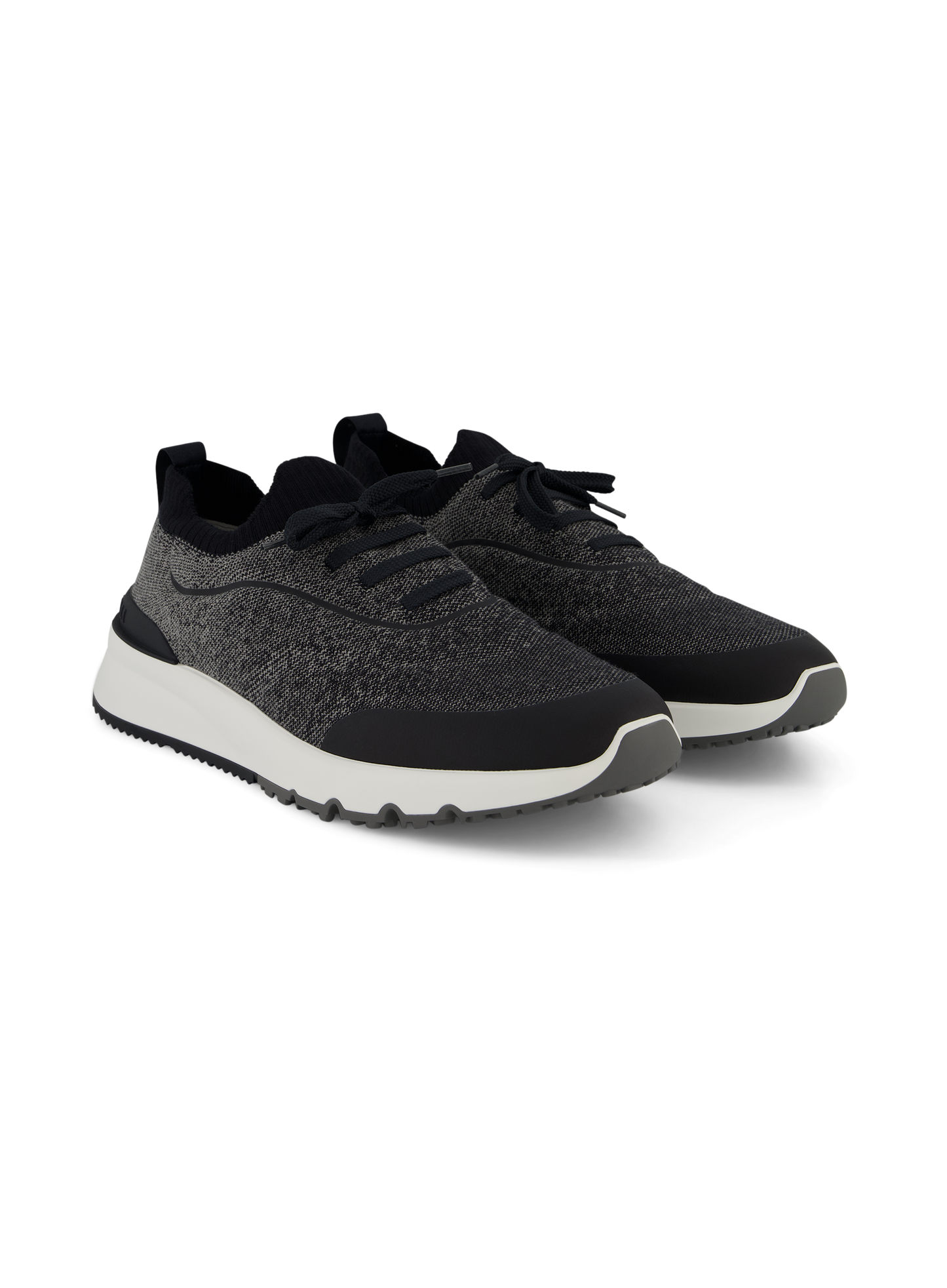 Knitted Low Top Sneakers