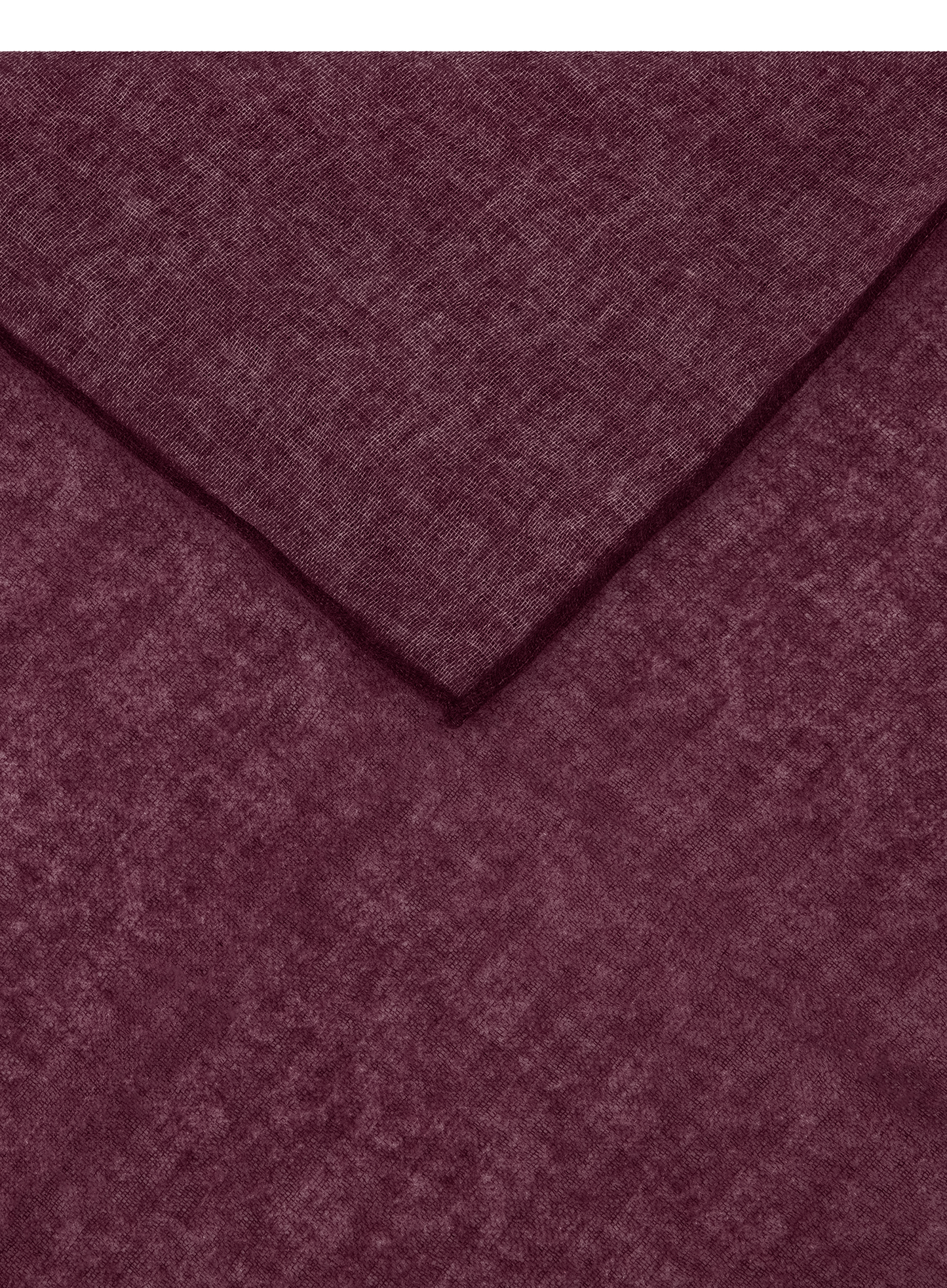Gemêleerd pochet van wol en zijde | DARK BORDEAUX