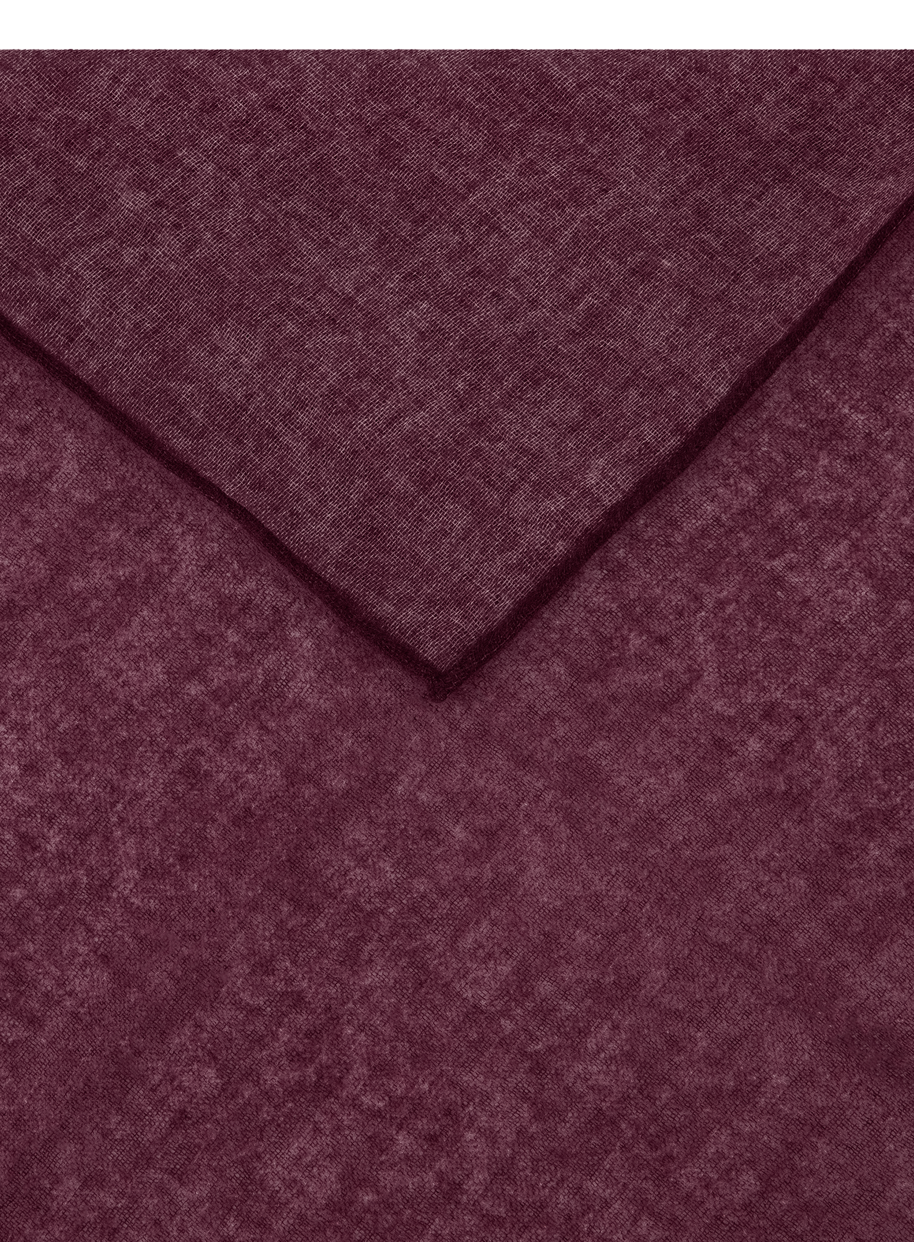 Gemêleerd pochet van wol en zijde | DARK BORDEAUX