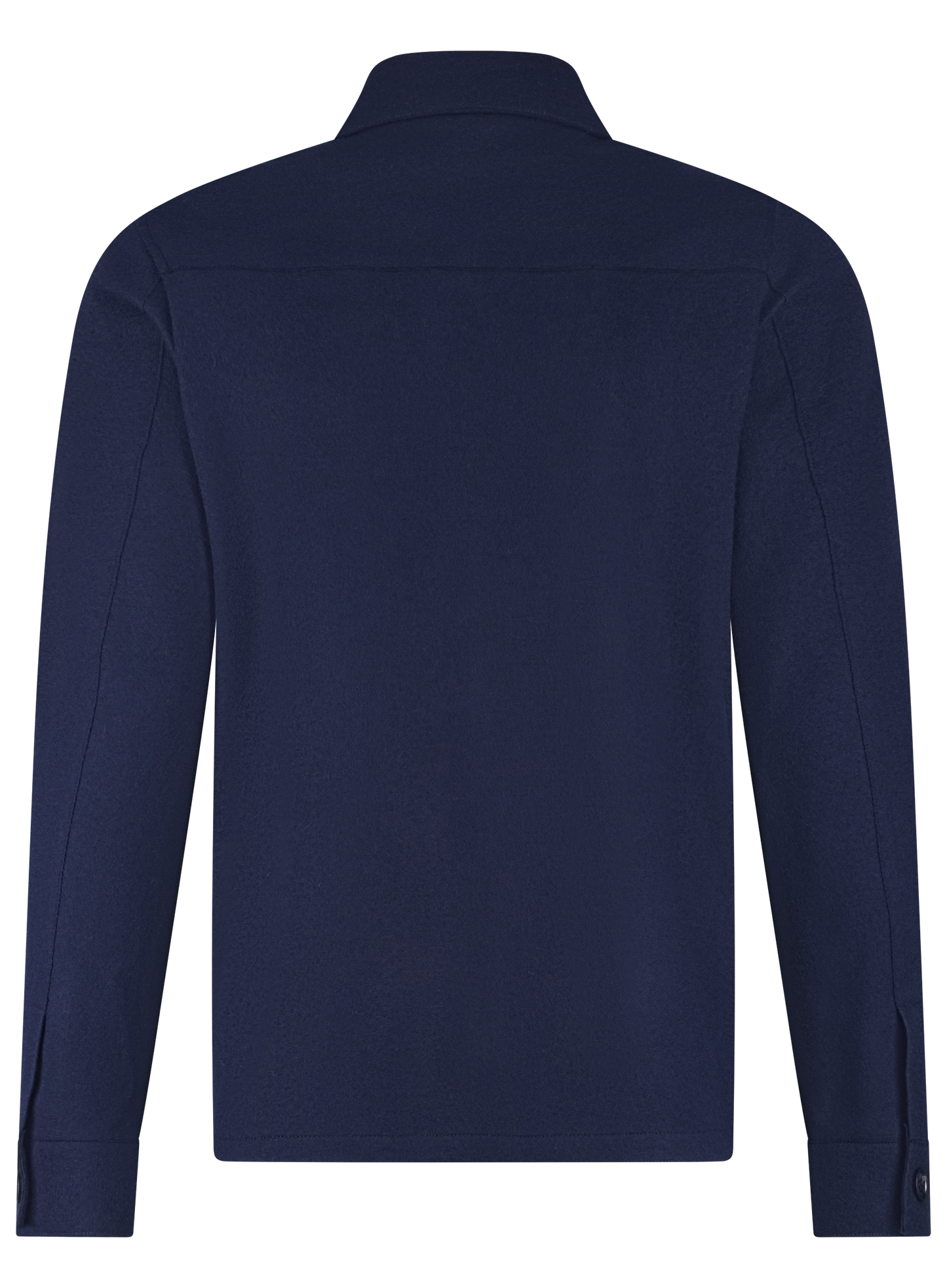Overshirt van wol en cashmere | BLUE NAVY
