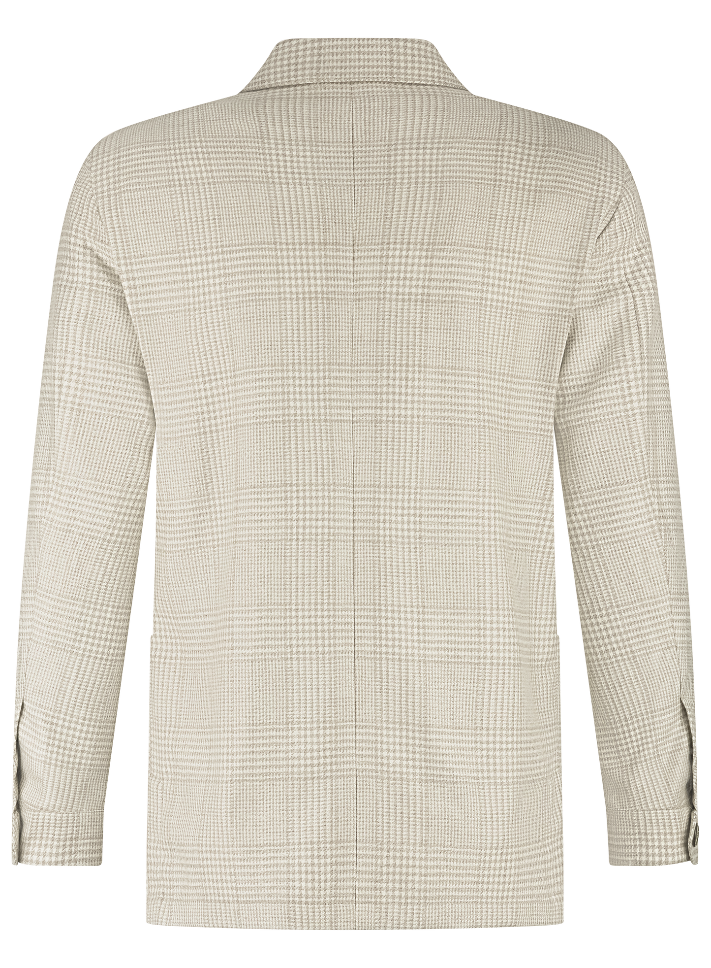 Shirt jacket van wol | TAUPE BEIGE