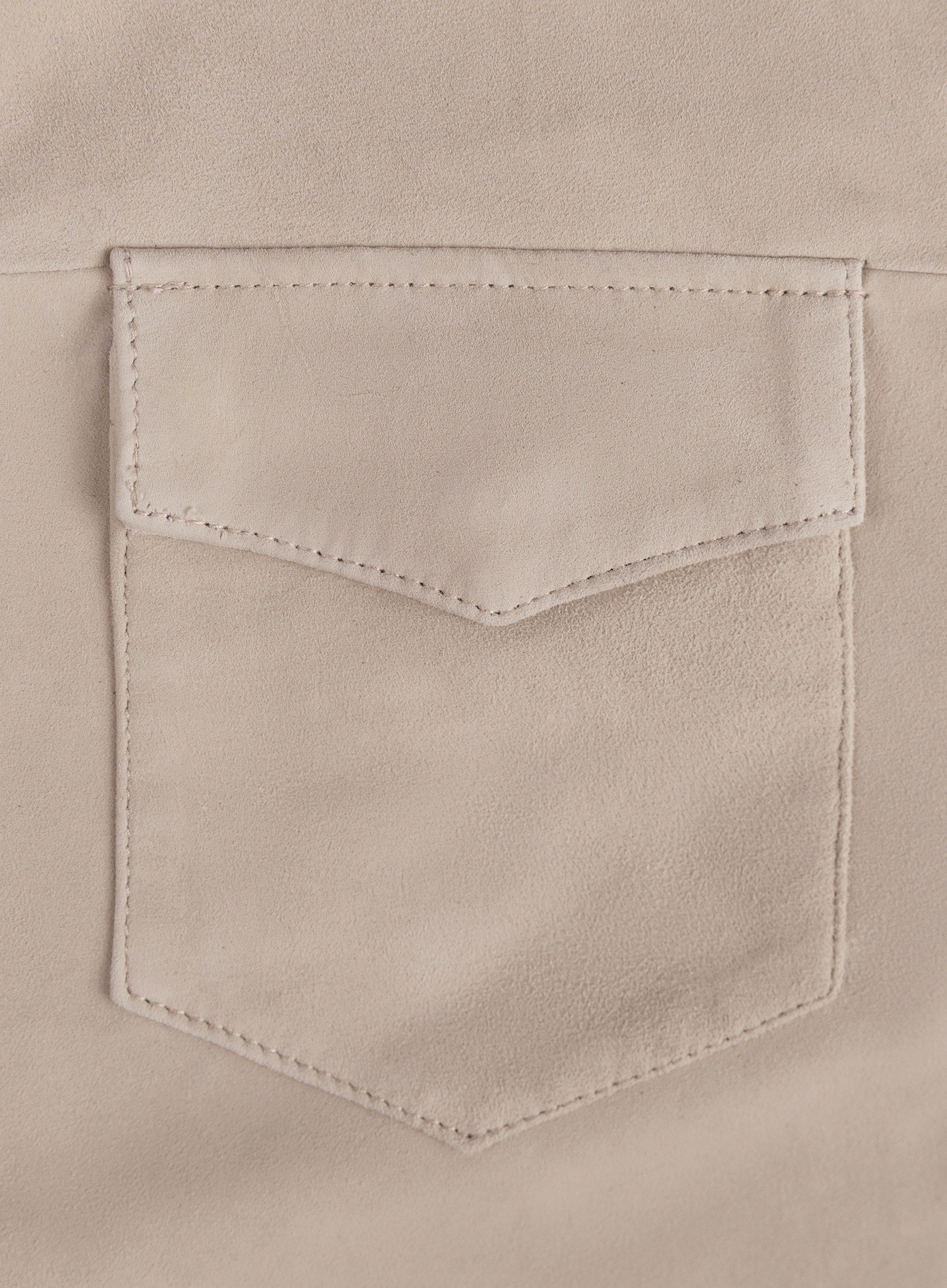 Robert overshirt van suède | FULL_WIDTH | Beige