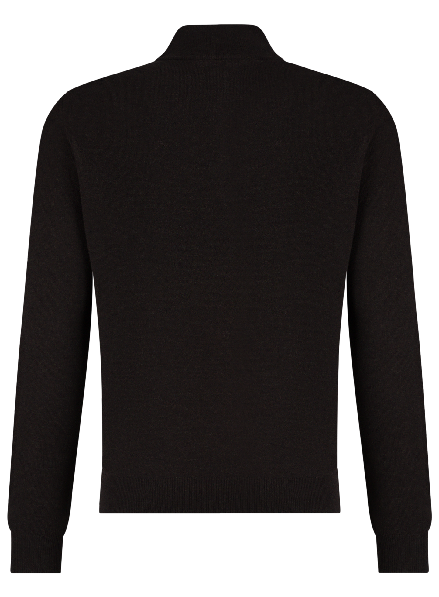 Half-zip vest van wol en cashmere | D.Bruin