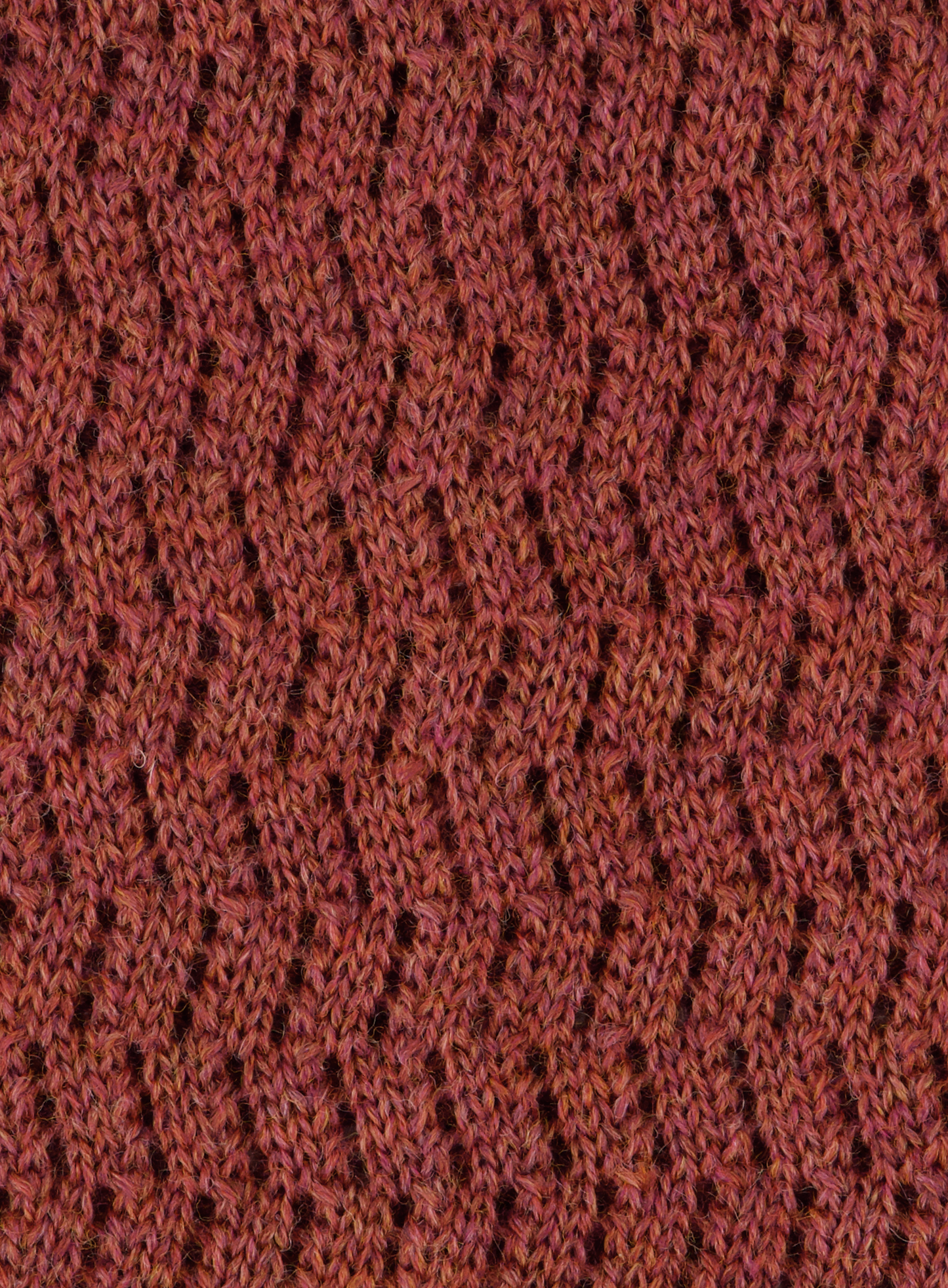 Knitted stropdas van wol | FULL_WIDTH | Roest