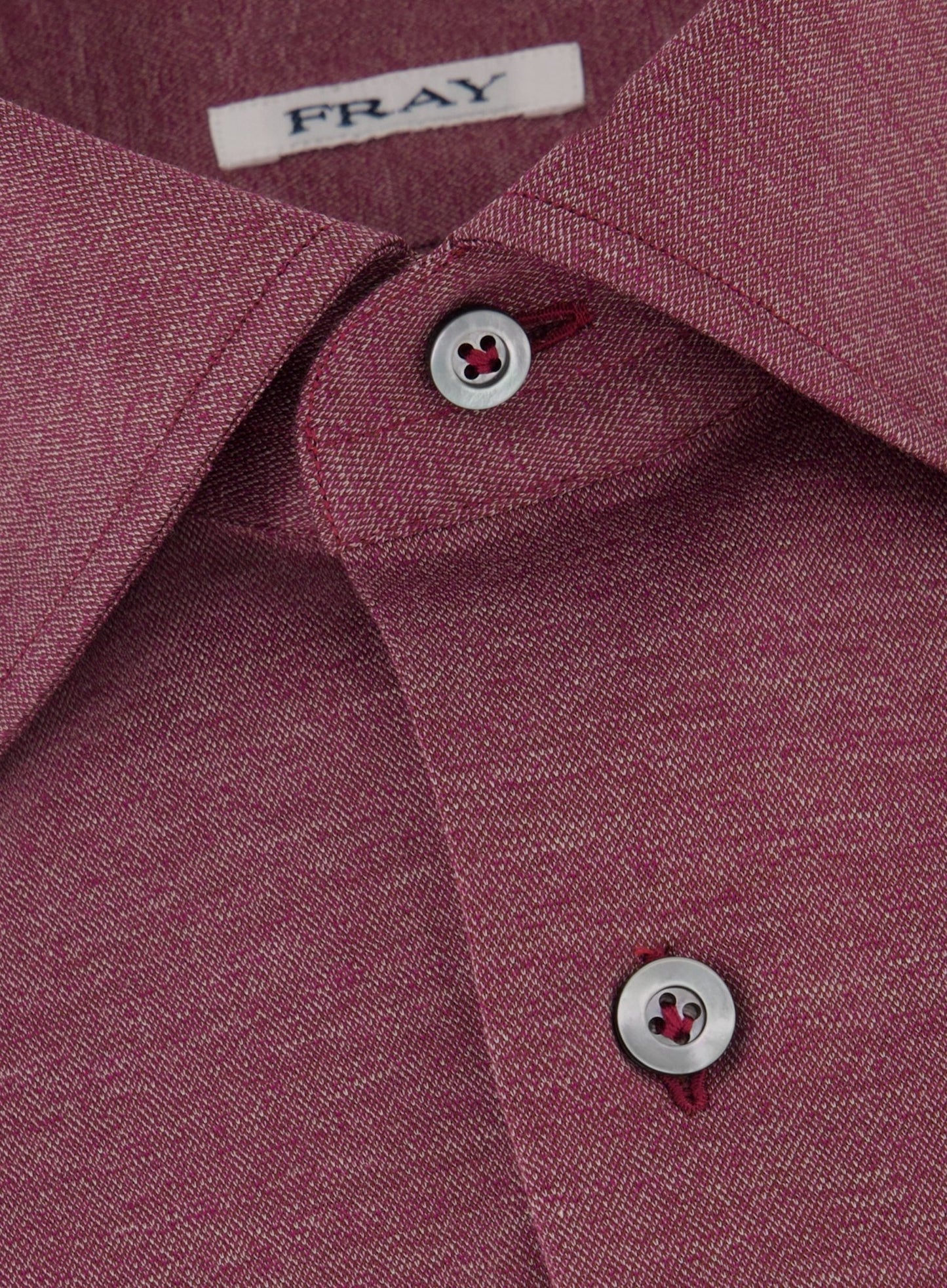 Gabriel shirt van katoen | Bordeaux