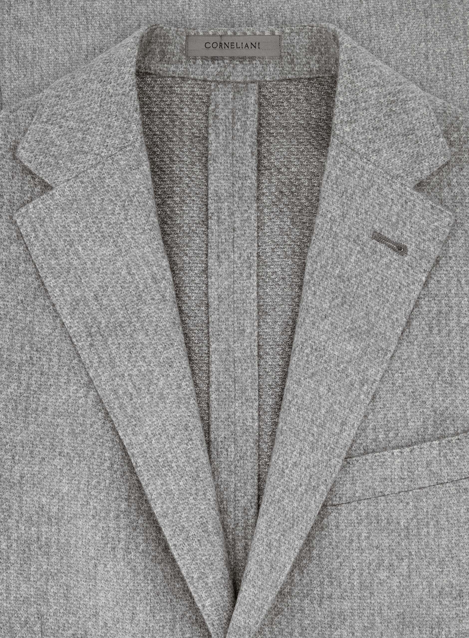 Jasje van zijde en cashmere | FULL_WIDTH | Grijs