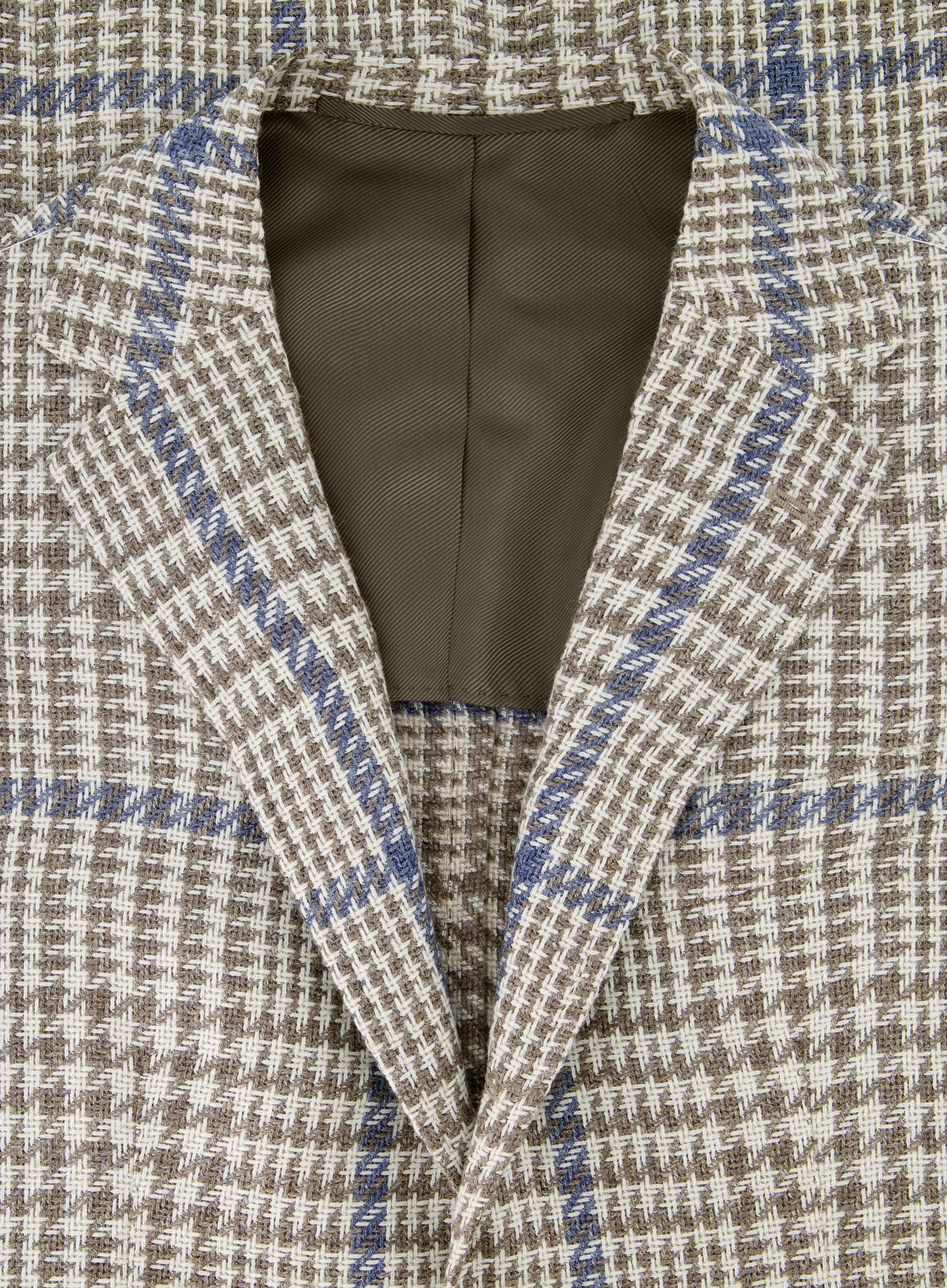 Glencheck jasje van wol en alpaca | FULL_WIDTH | Multicolor