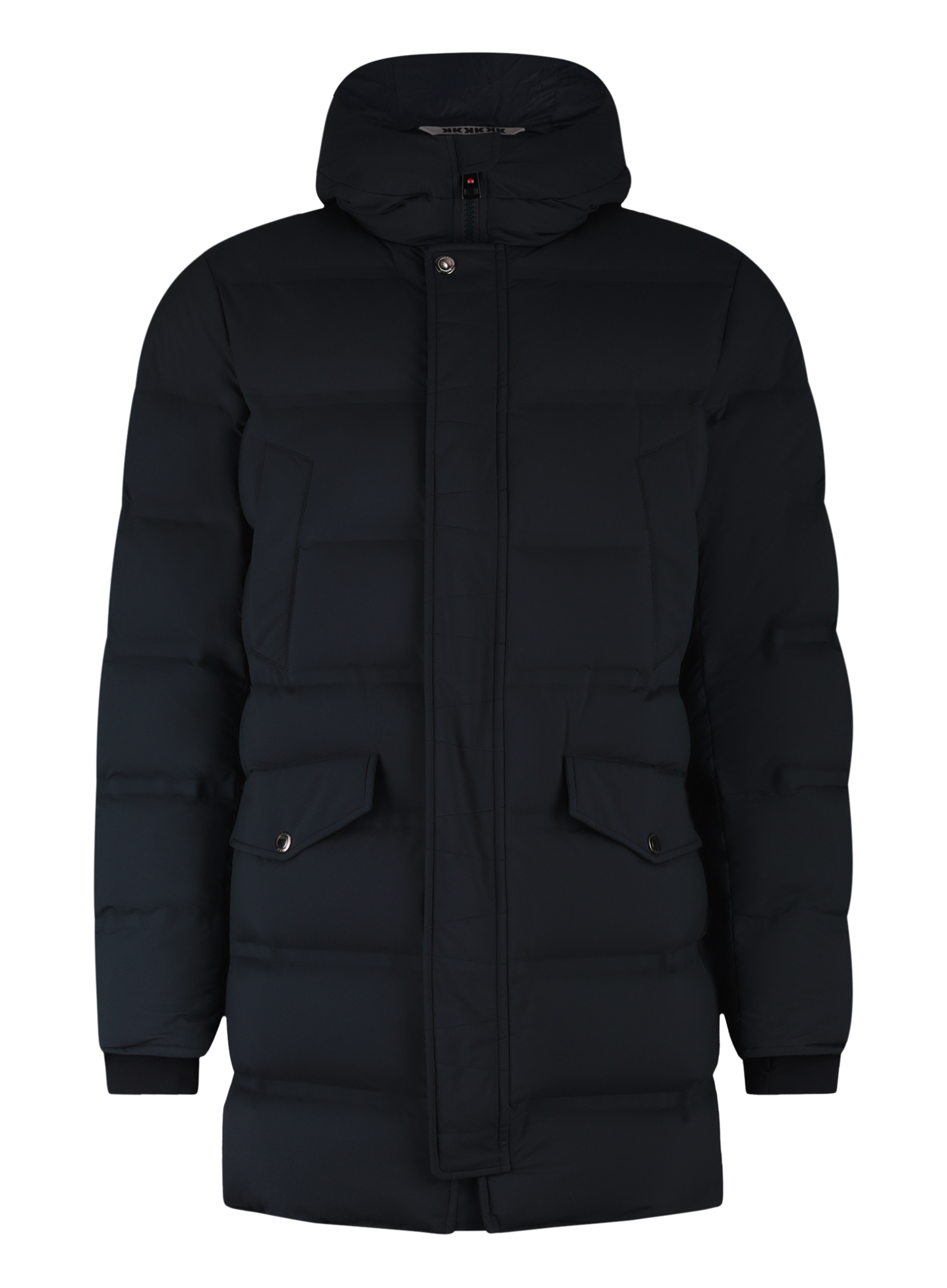 Gewatteerde jas met capuchon | BLUE NAVY