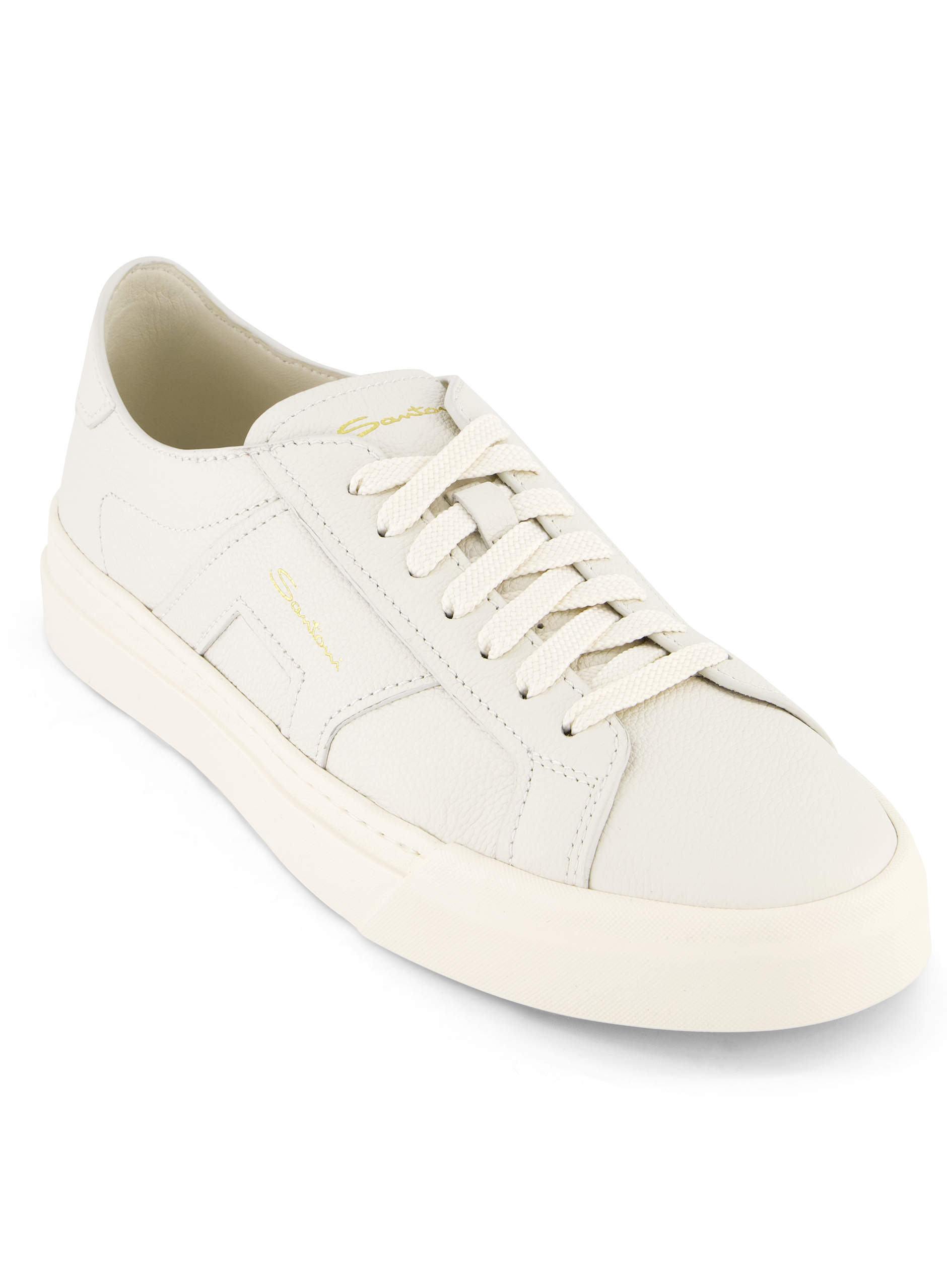 Clean icon sneakers van leer | Wit