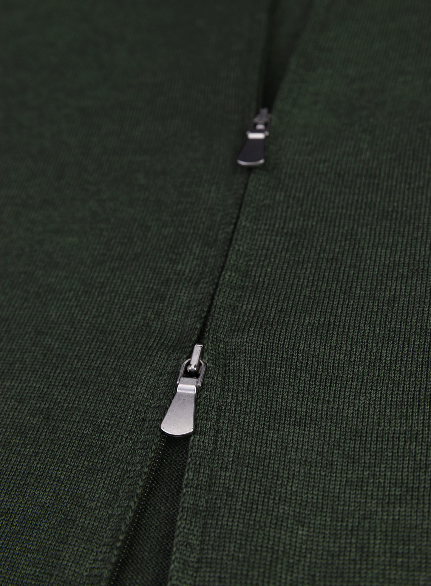 Virgin wollen ritsvest | FULL_WIDTH | Groen