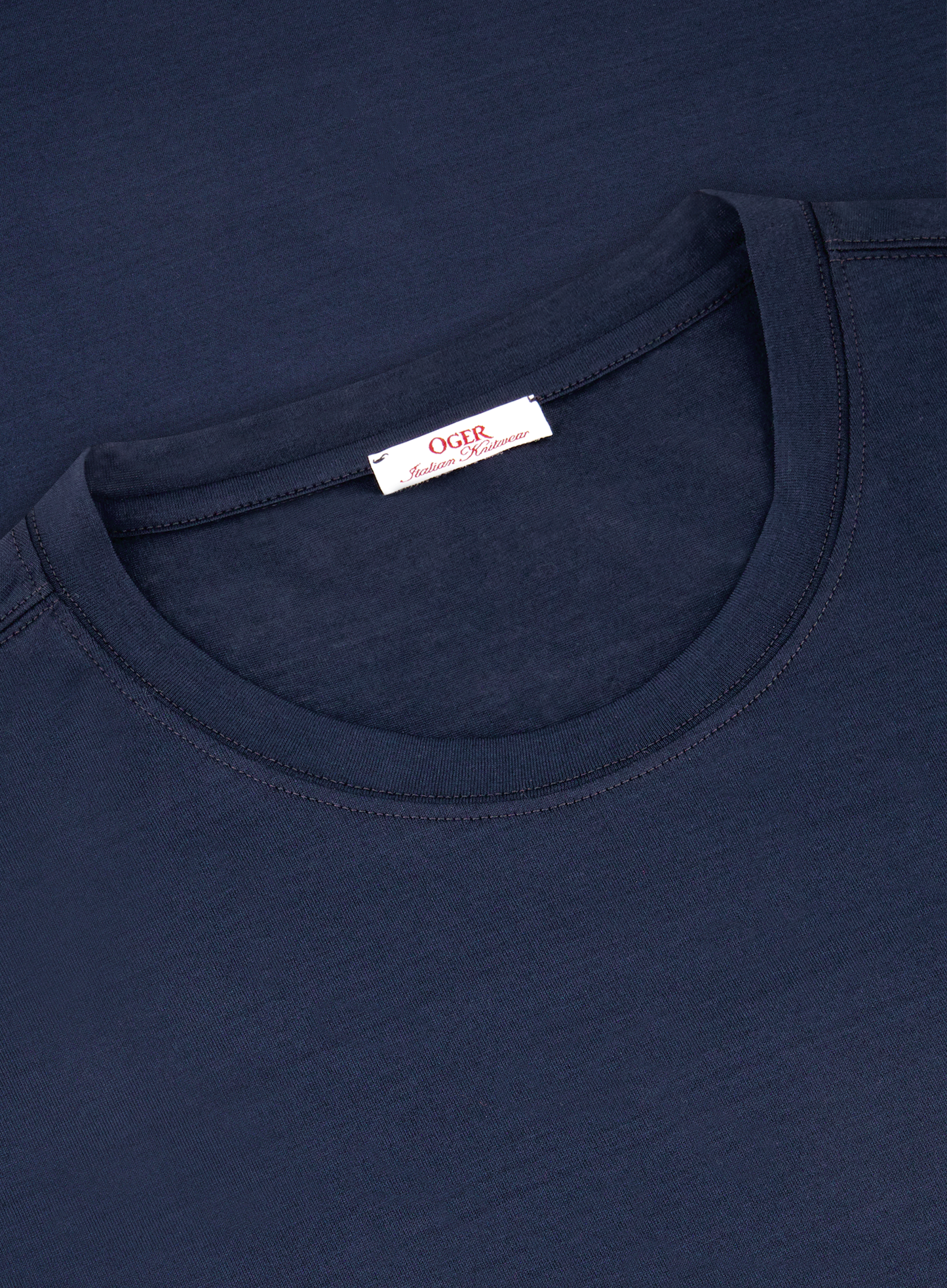 T-shirt van katoen | BLUE NAVY