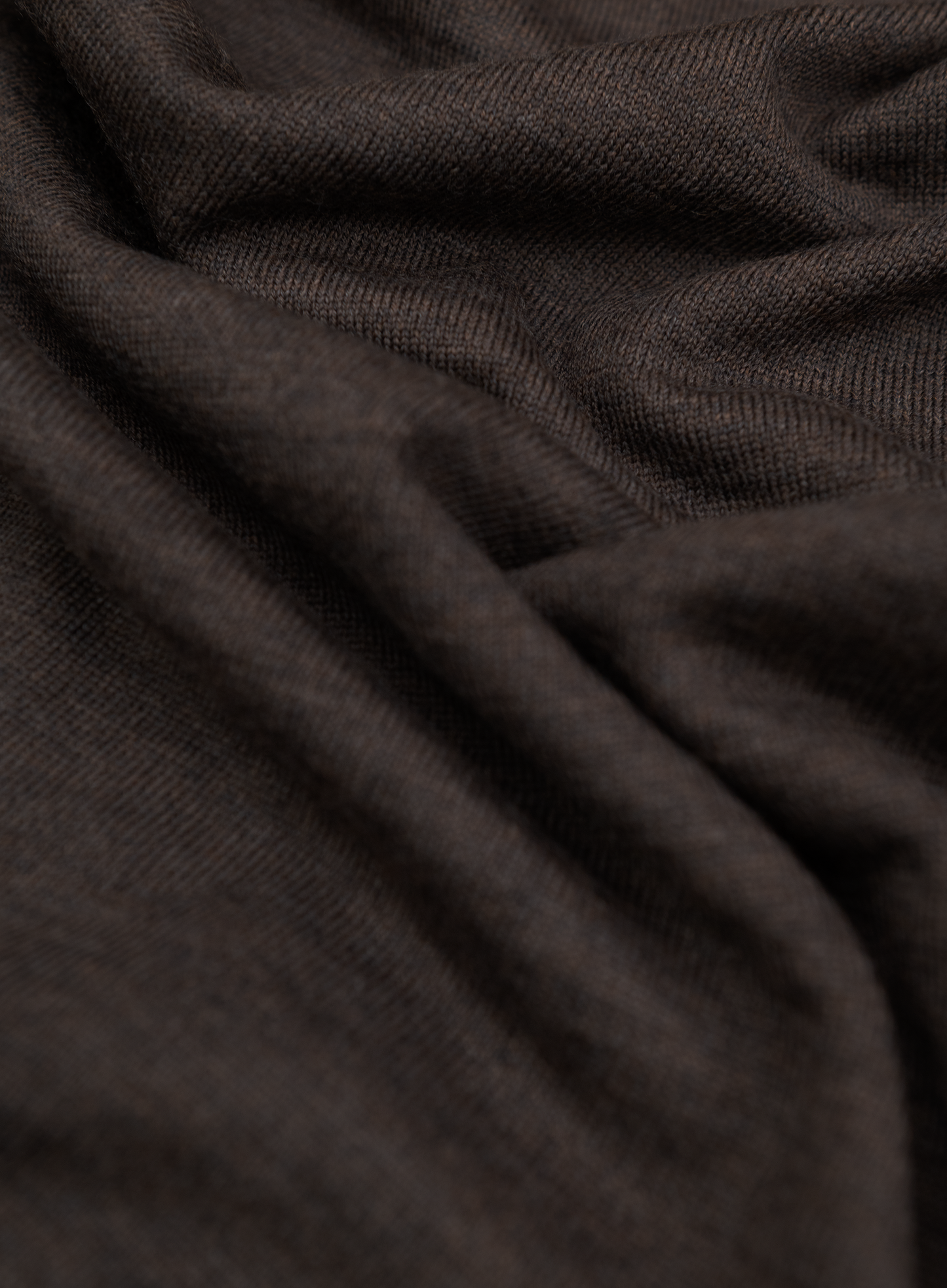 Mockneck trui van virgin wol | FULL_WIDTH | Bruin