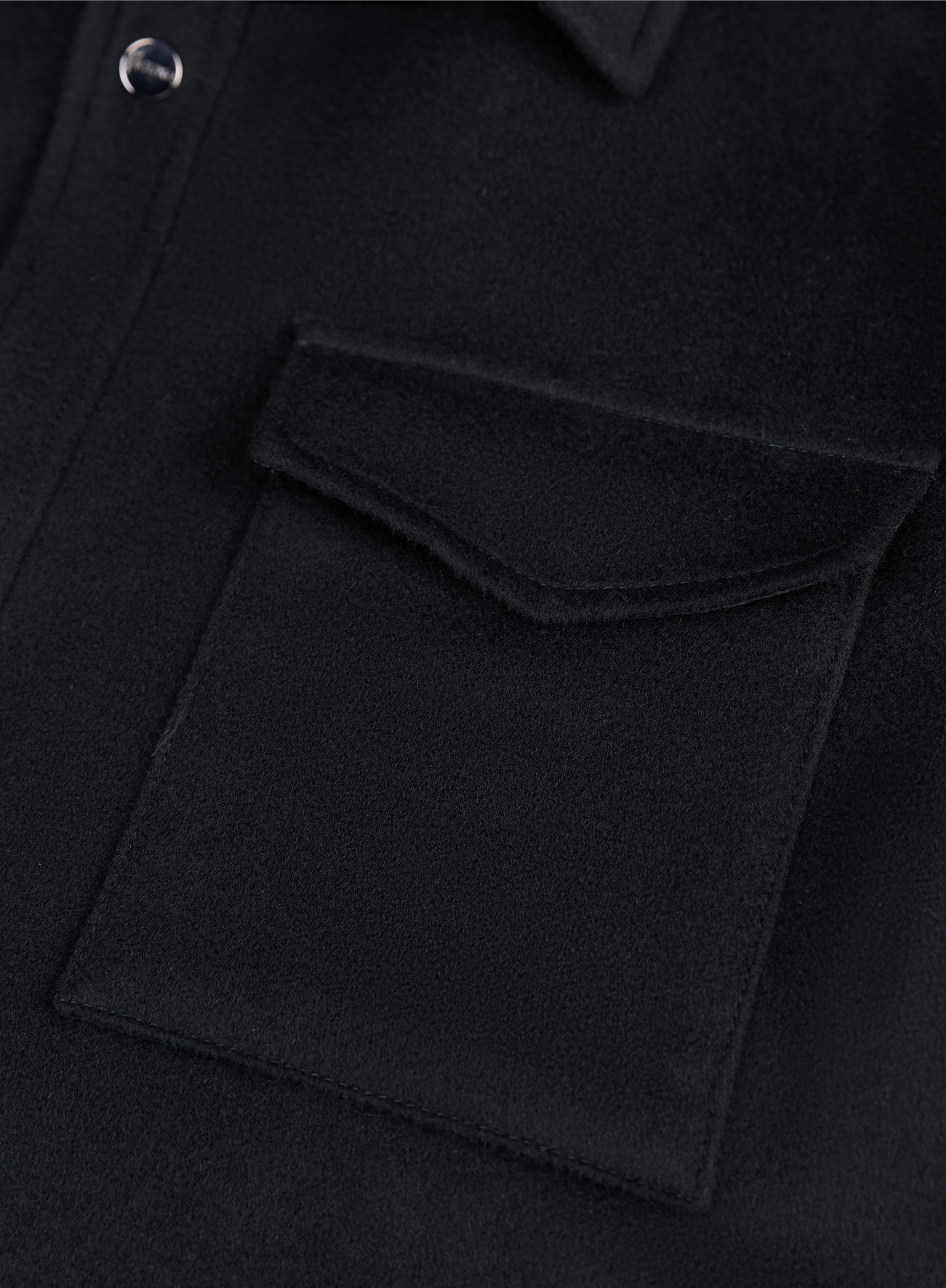 Shacket van wol en cashmere | FULL_WIDTH | BLUE NAVY