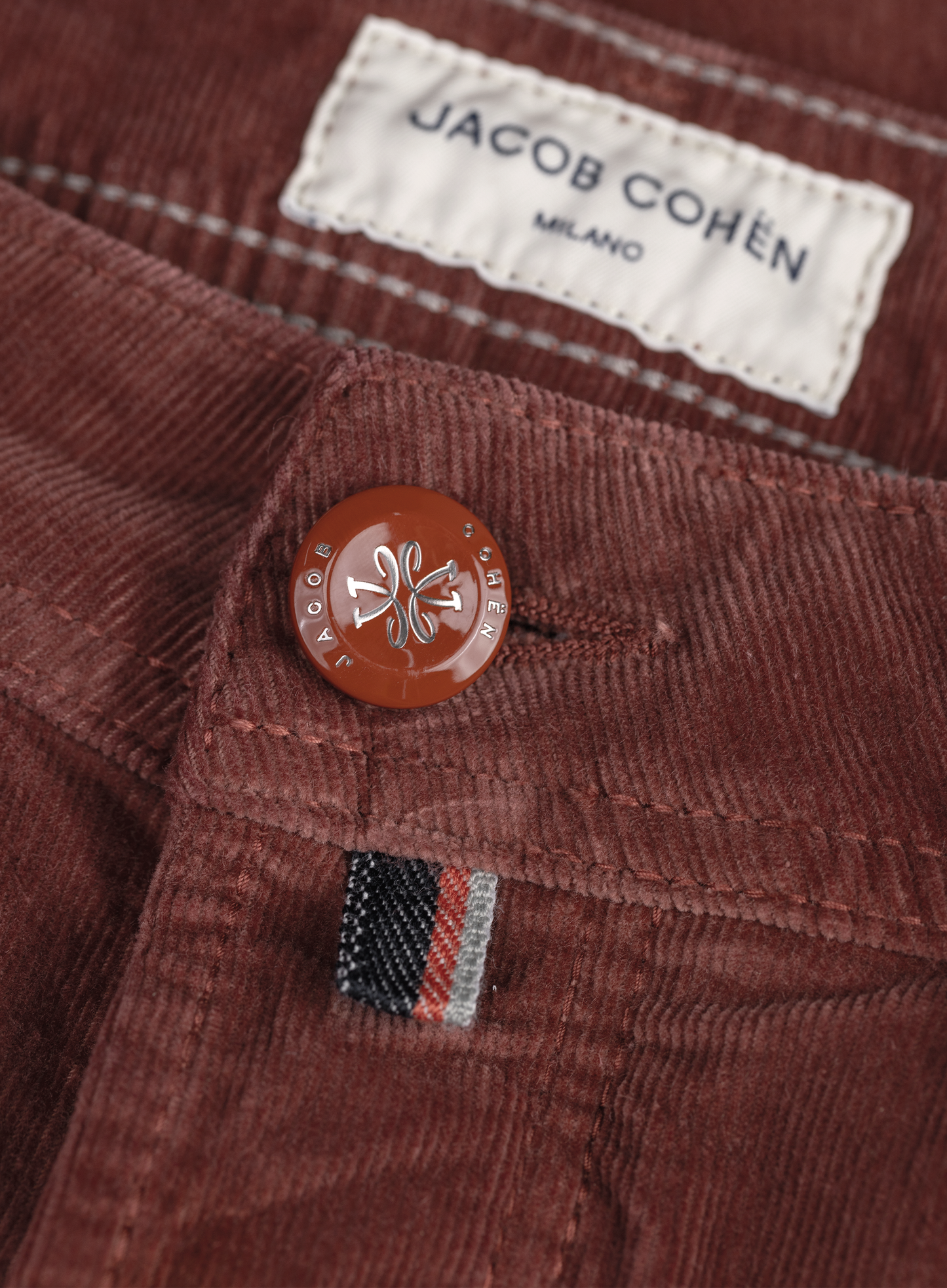 Corduroy Nick slim-fit jeans | FULL_WIDTH | Rood