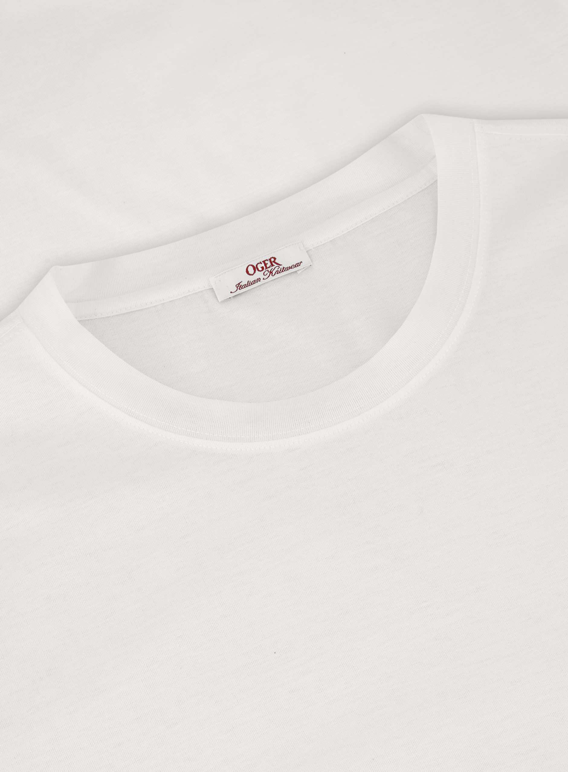 T-shirt van katoen | Wit