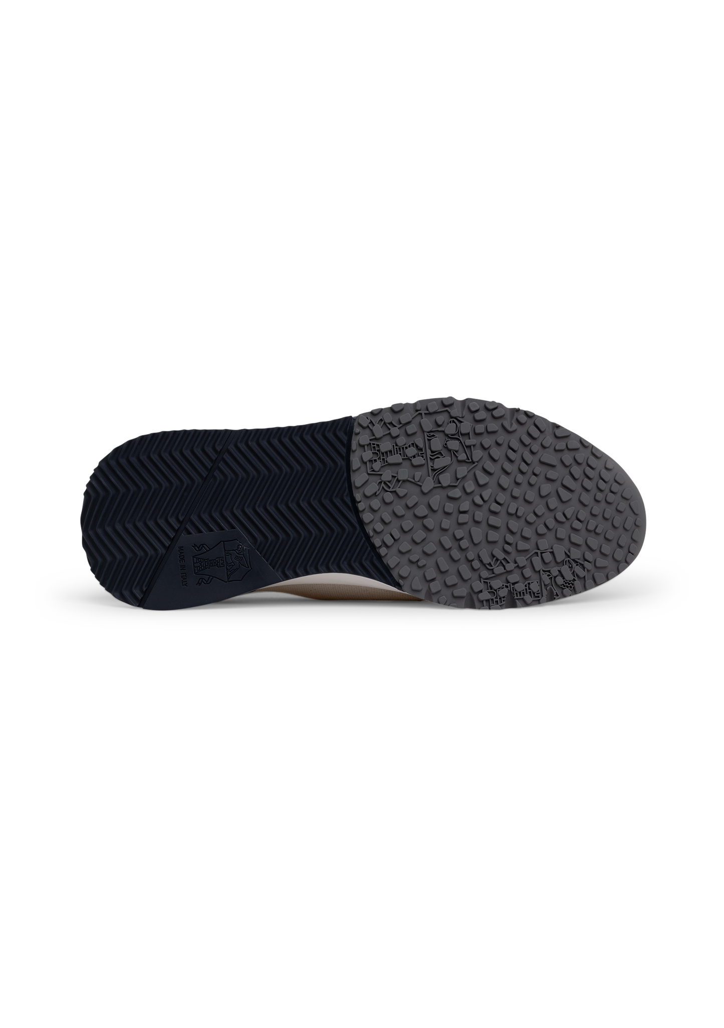 Knitted low top sneakers | FULL_WIDHT | Beige Melee