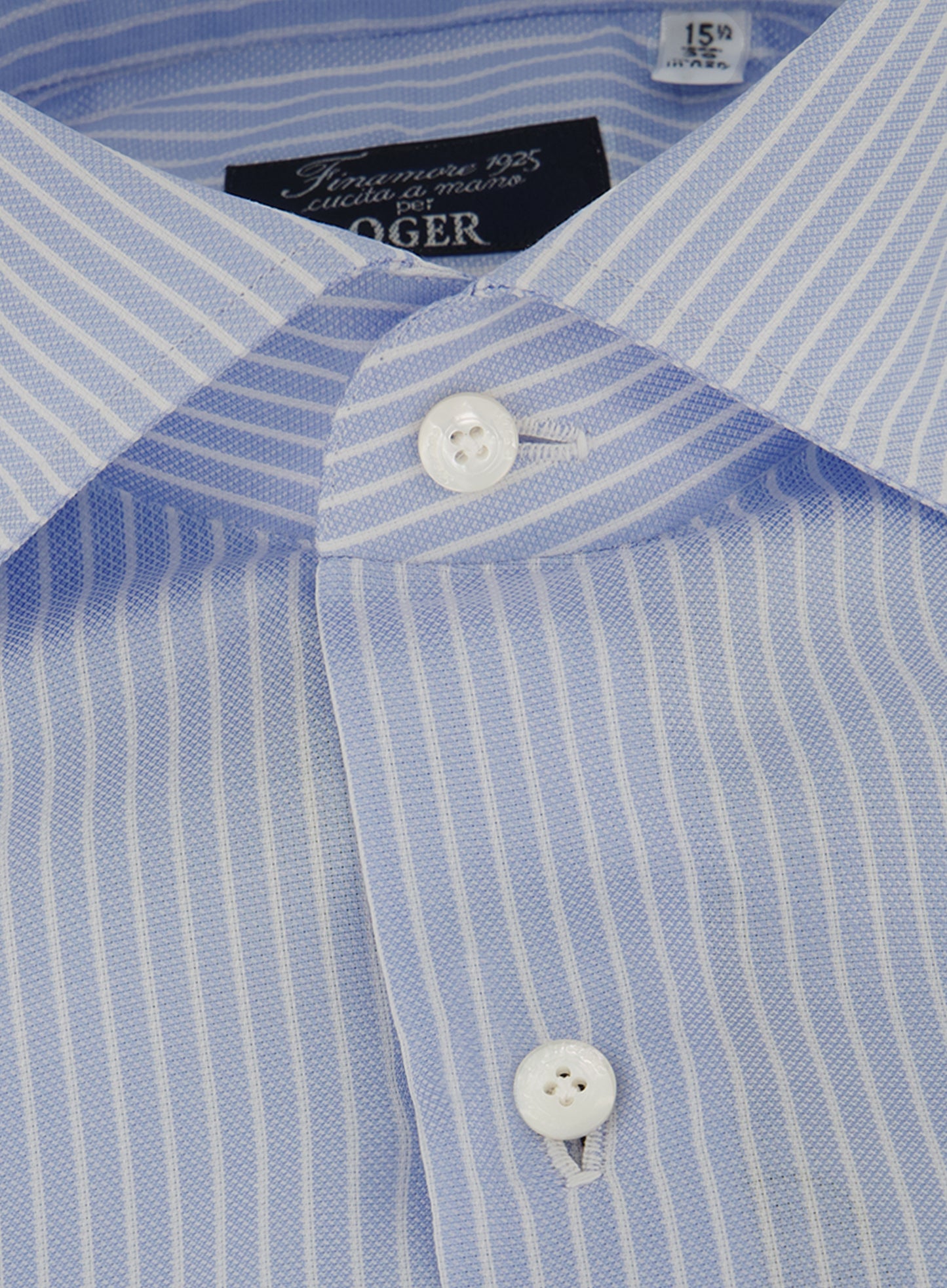 Gestreept Napoli royal oxford shirt | L.Blauw