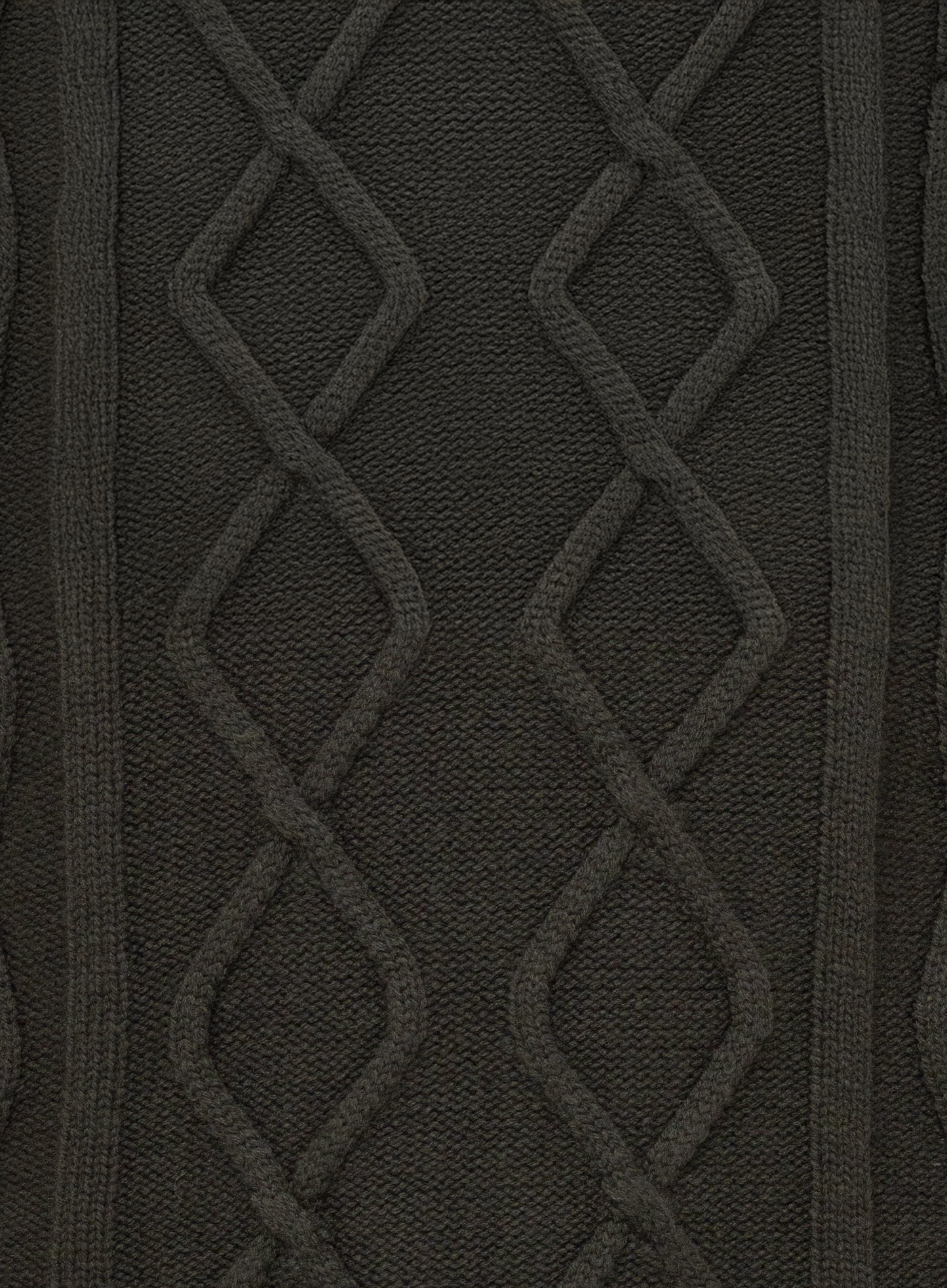 Mockneck trui van merino wol | FULL_WIDTH | Groen