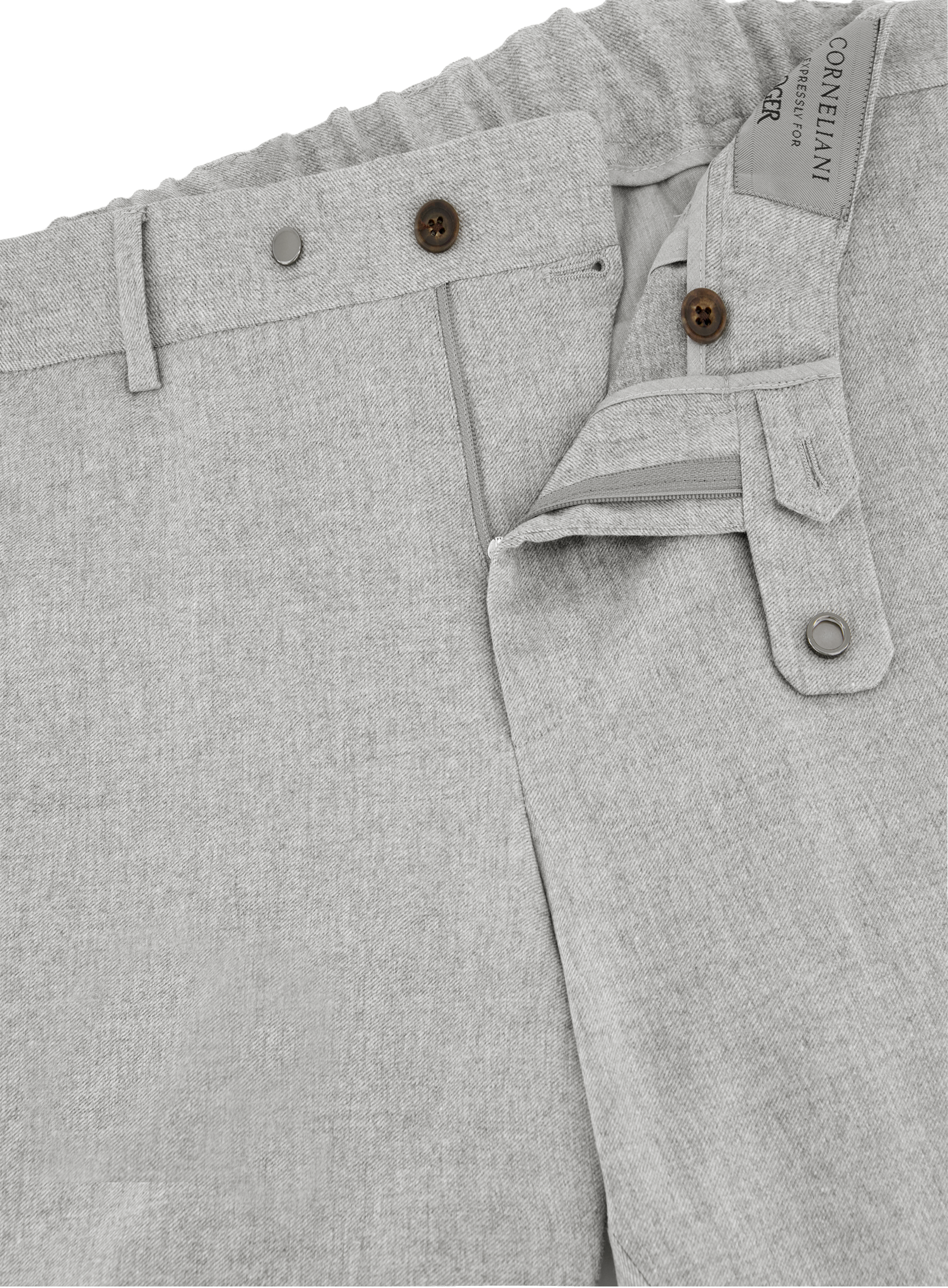 Pantalon van virgin wol en cashmere | FULL_WIDTH | L.Grijs