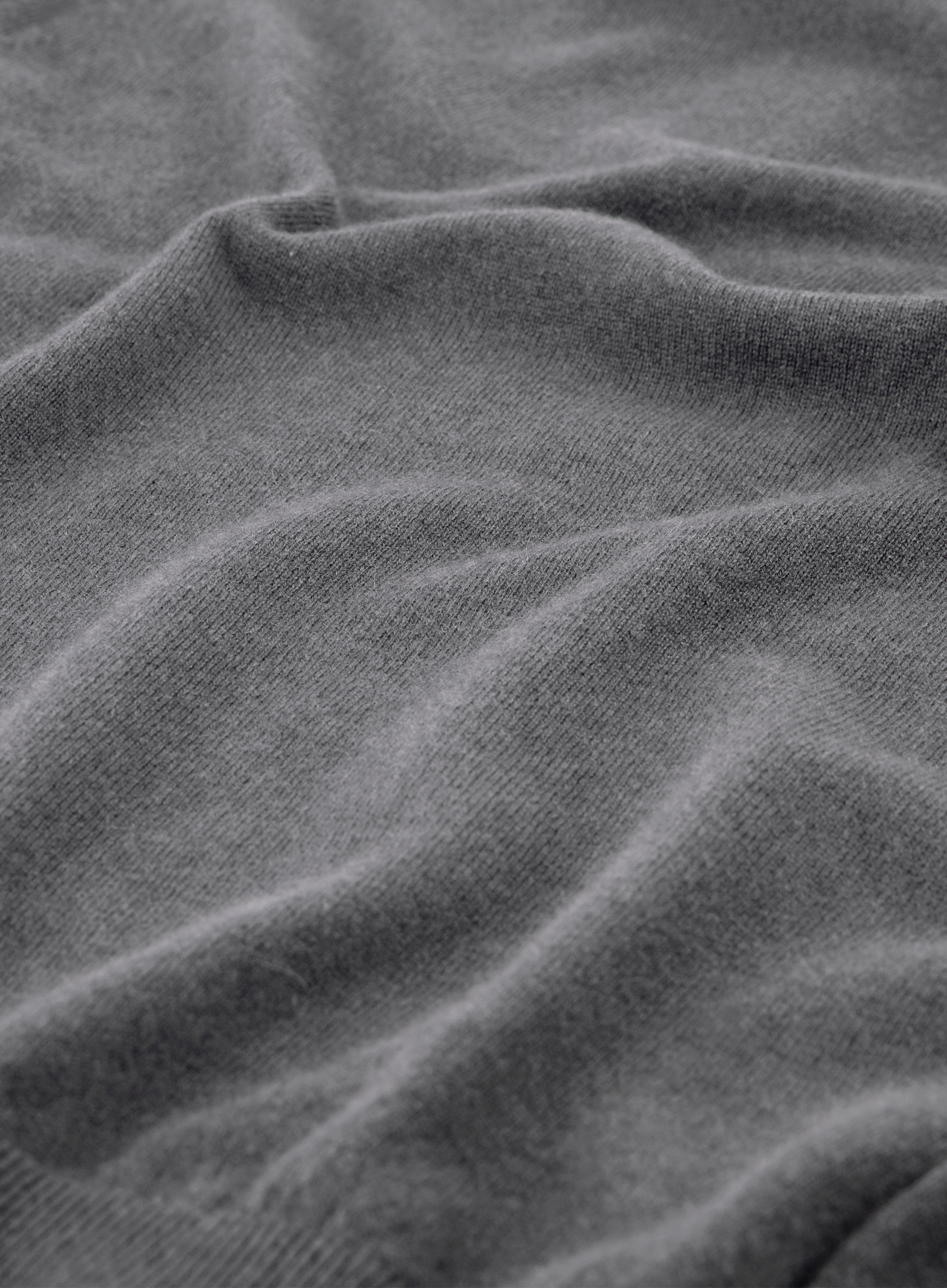 Half-zip trui van cashmere | FULL`-WIDTH | M.Grijs