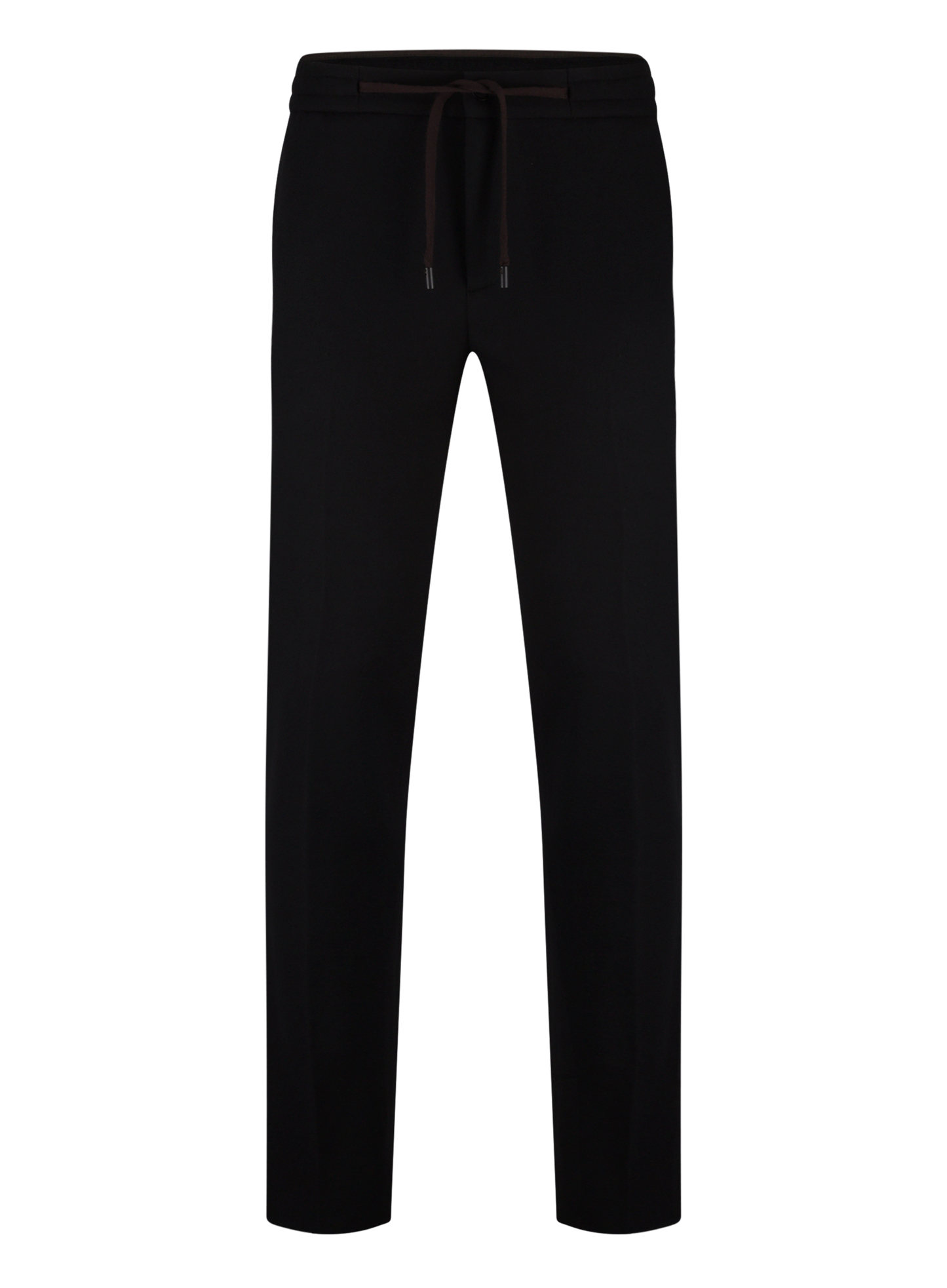 Jog pantalon van virgin wol | Zwart