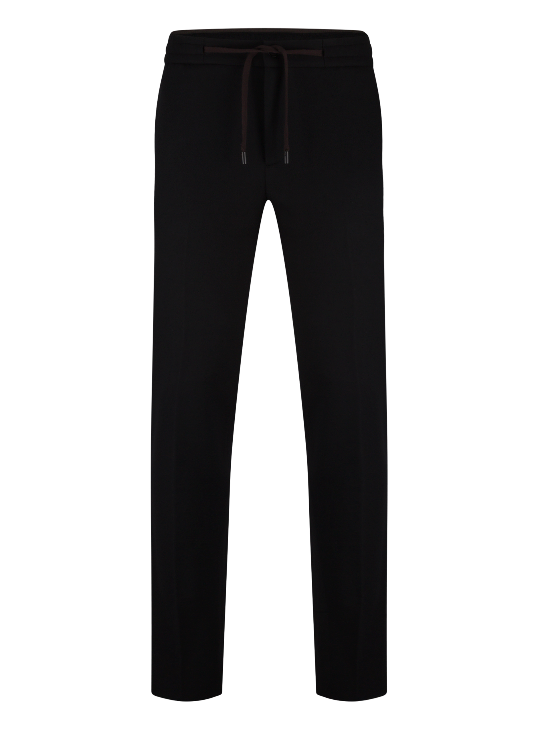 Jog pantalon van virgin wol | Zwart