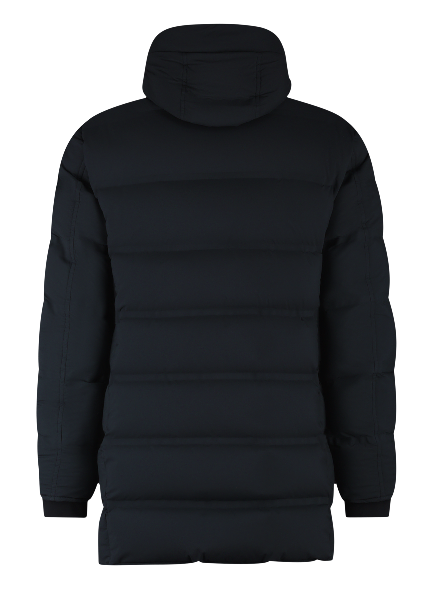Gewatteerde jas met capuchon | BLUE NAVY